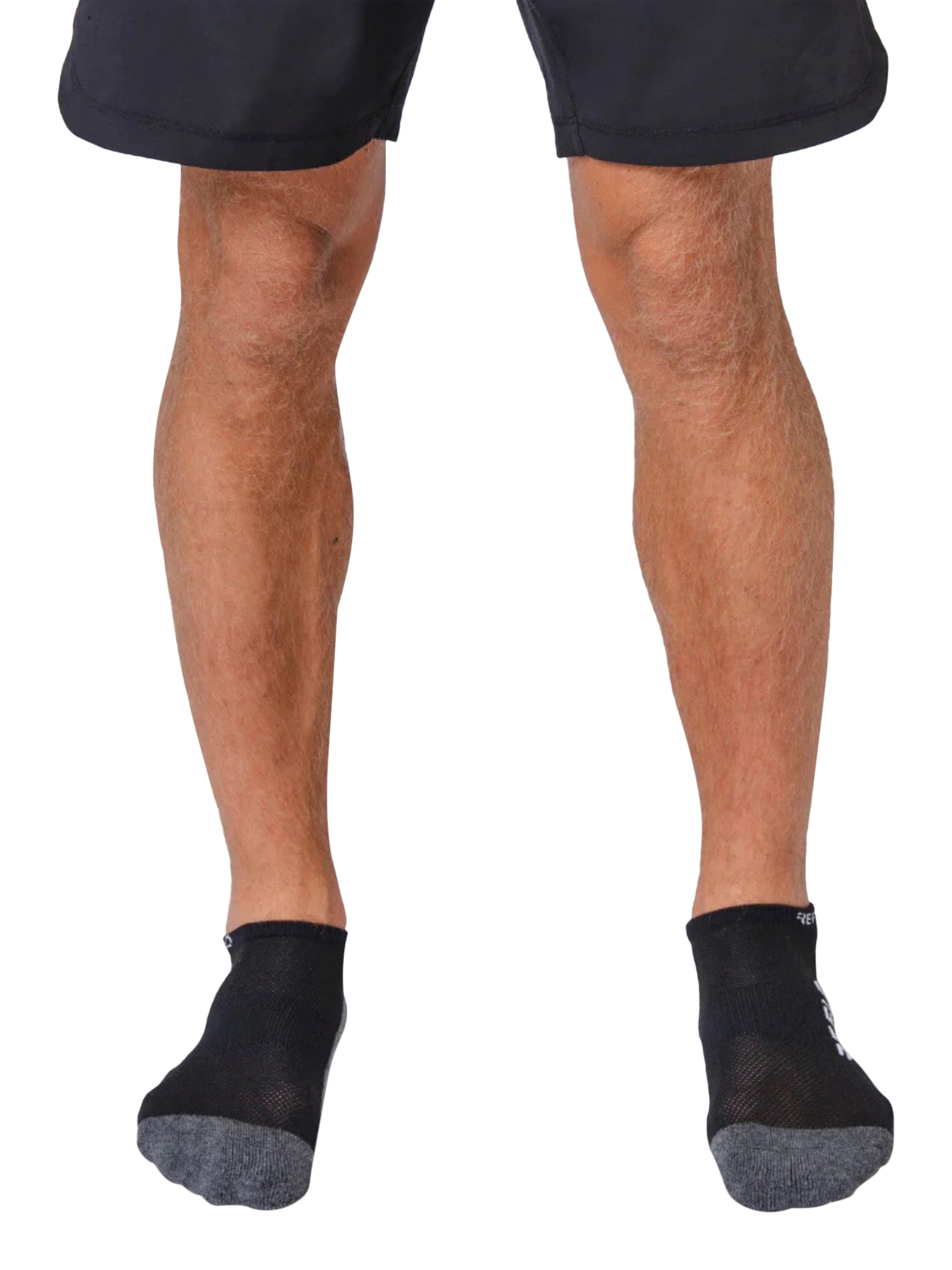 Product image 4 of 5, which shows REFLO Lugano Crew Socks, Black/Grey, L