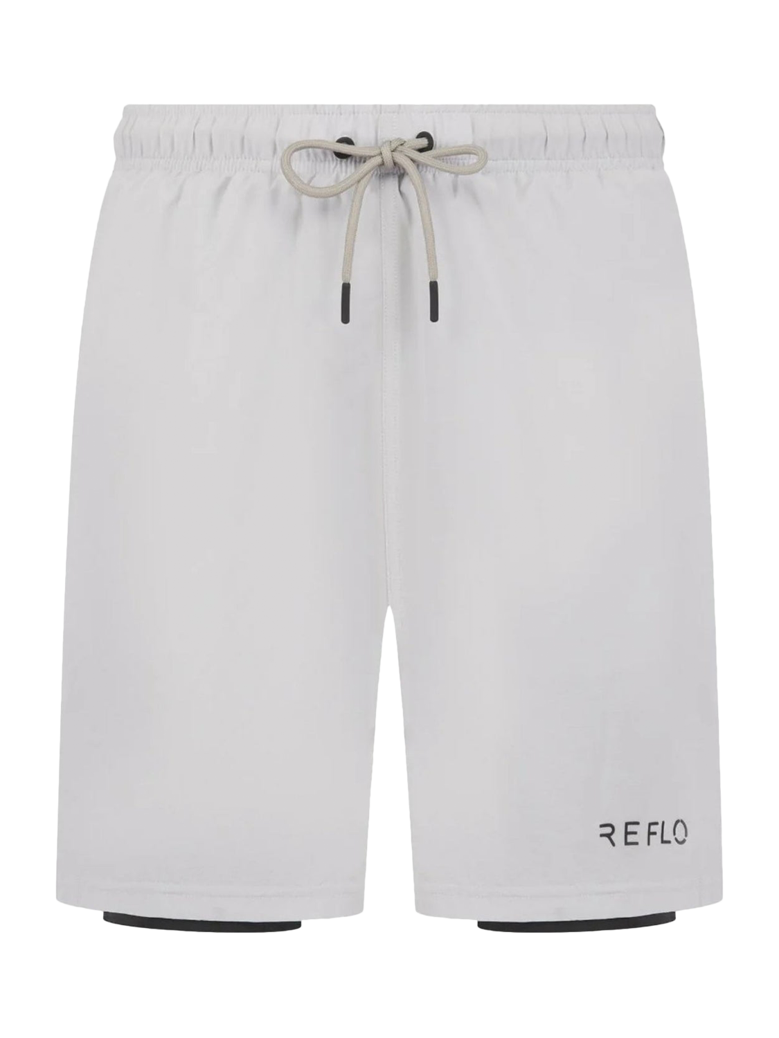 Product image 4 of 6, which shows REFLO Men's Desna 2-in-1 Shorts, Rock Grey, L