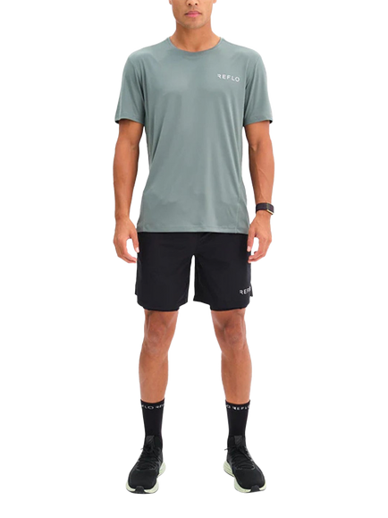 REFLO Men's Desna 2-in-1 Shorts, Black