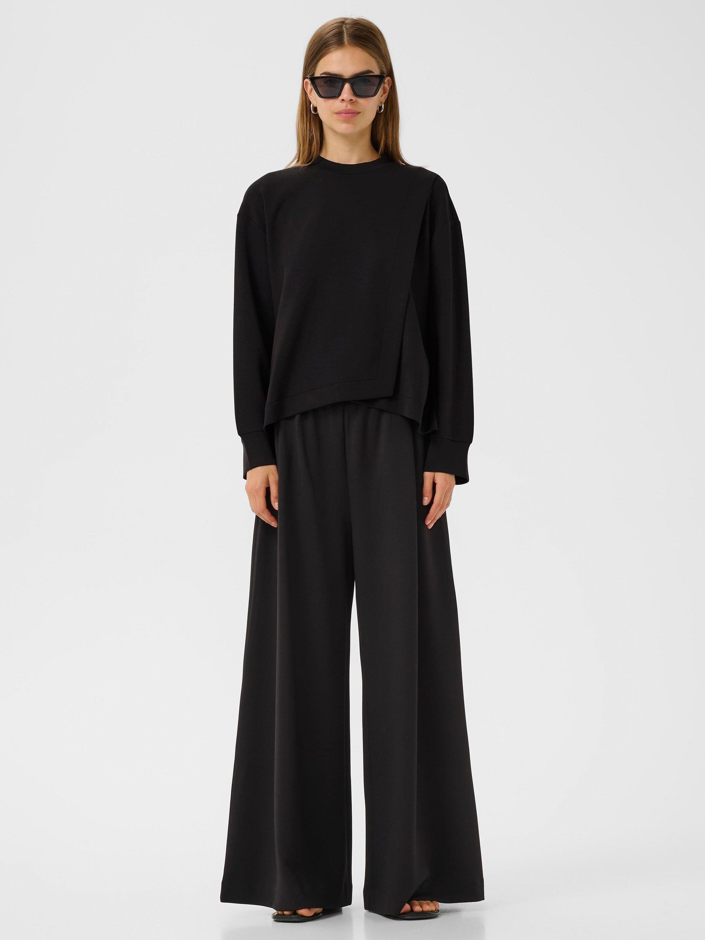 Product image 3 of 6, which shows InWear Gida Vincent Wrap Jumper, Black, XS