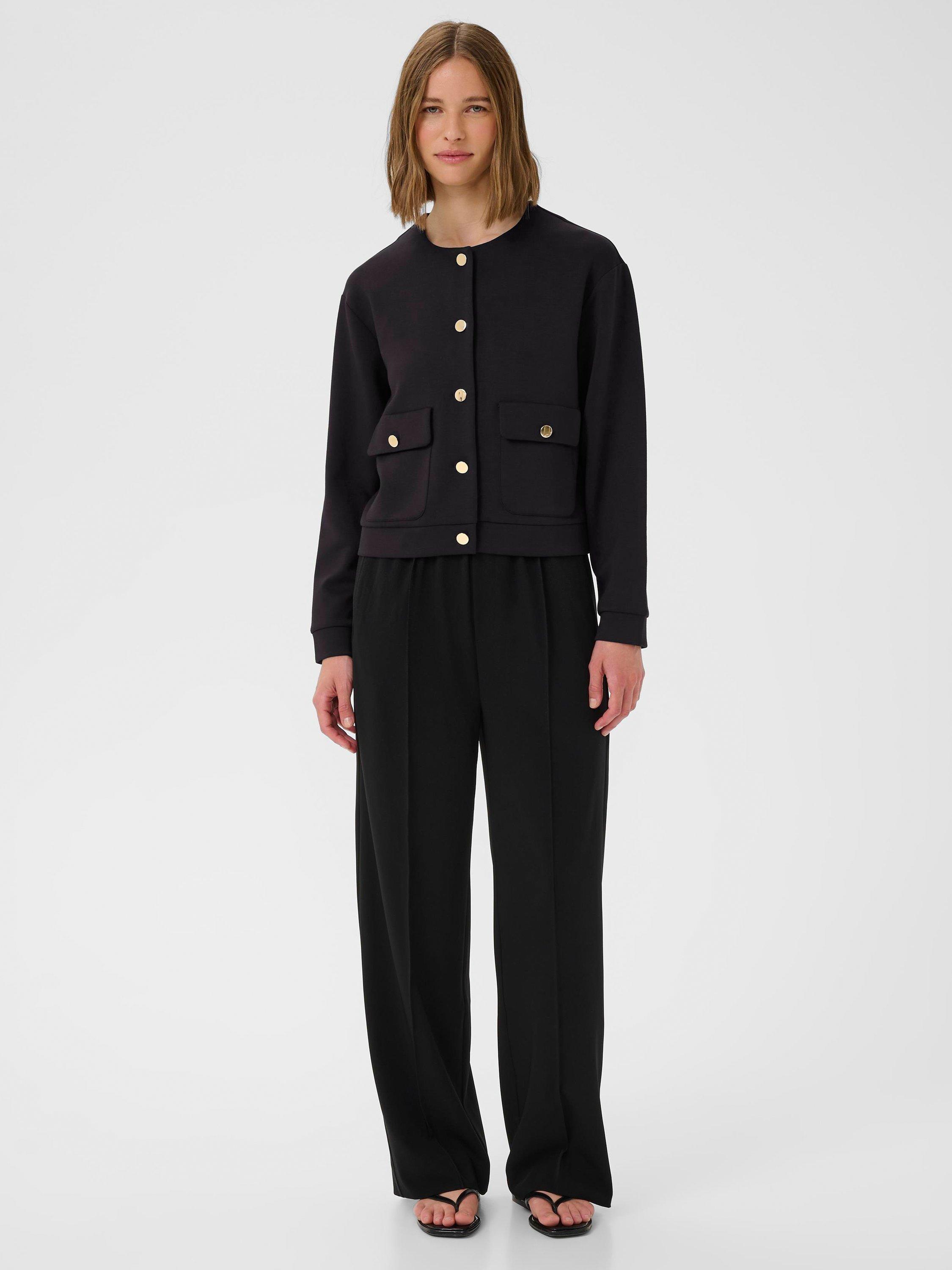 Product image 3 of 6, which shows InWear Gida Vincent Button Detail Jacket, Black, XS