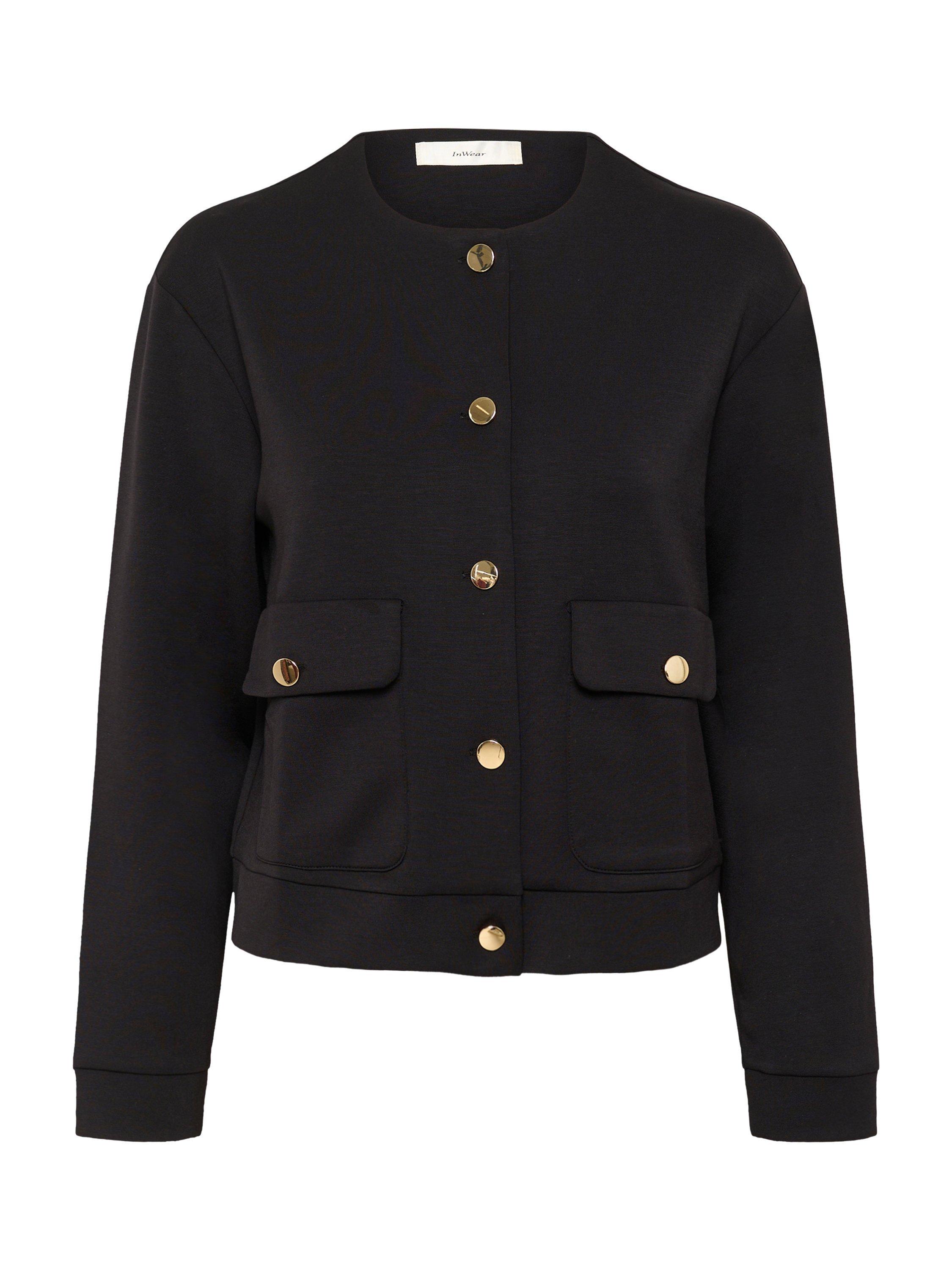 Product image 5 of 6, which shows InWear Gida Vincent Button Detail Jacket, Black, XS