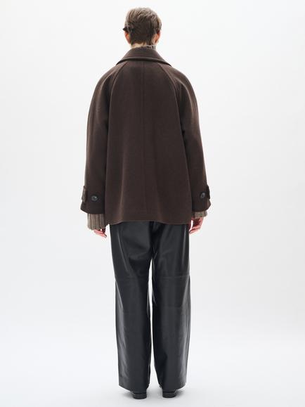 InWear Thora Minona Wool Blend Coat - view 2, Chocolate Brown