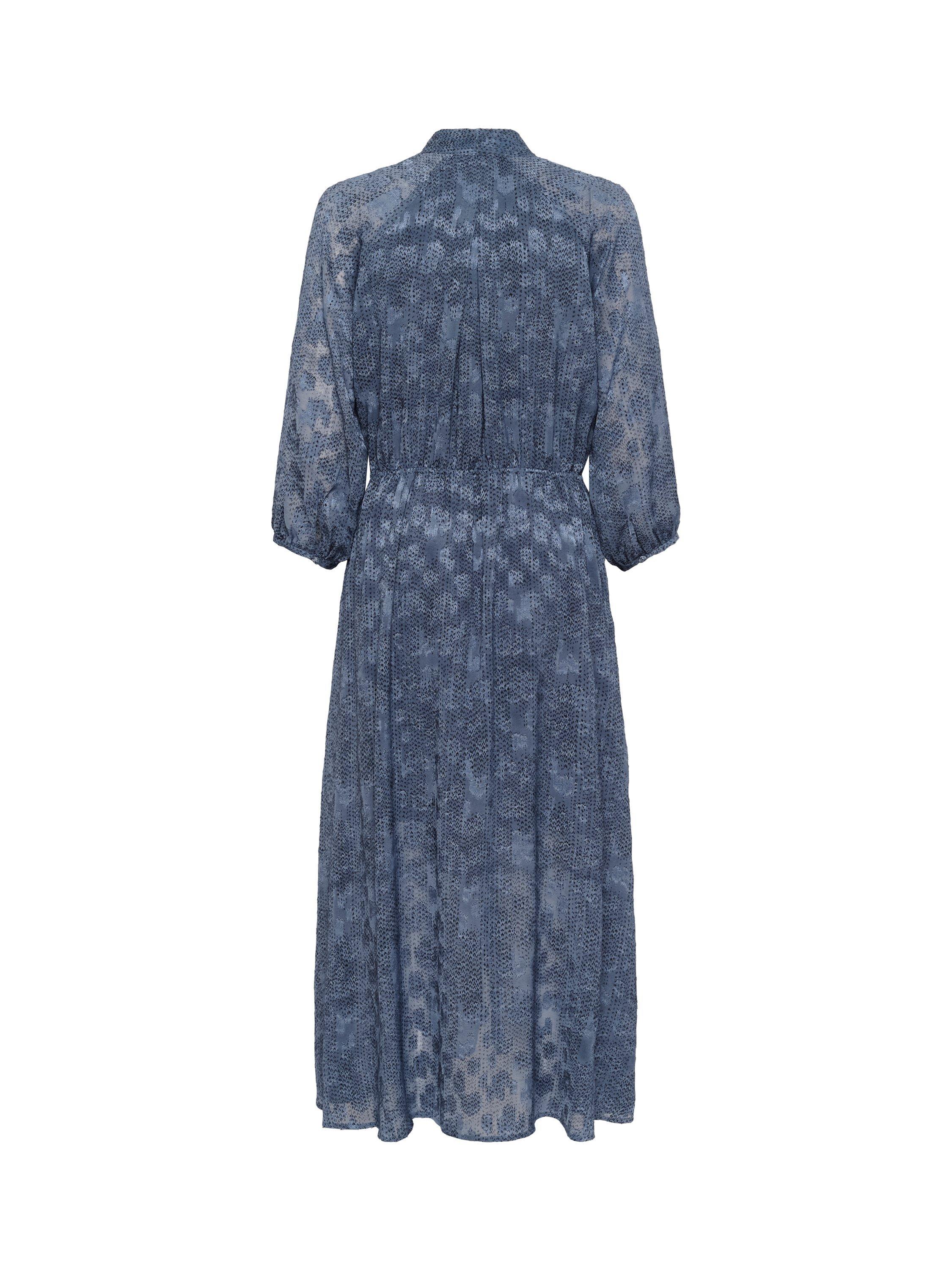 Product image 6 of 6, which shows InWear Addison Abstract Dot Midi Dress, Blue, 8