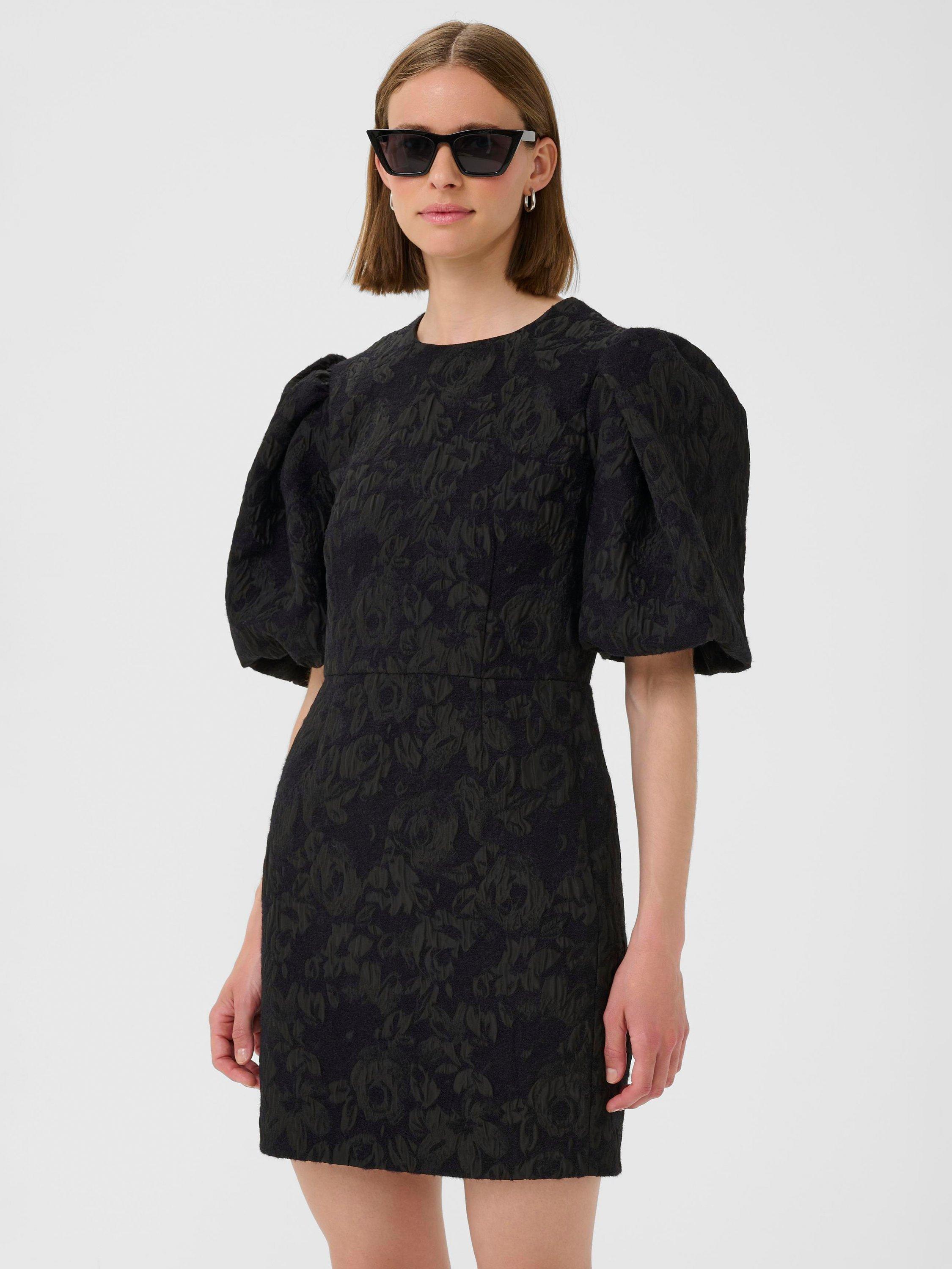 Product image 1 of 6, which shows InWear Brii Textured Mini Dress, Black, 10