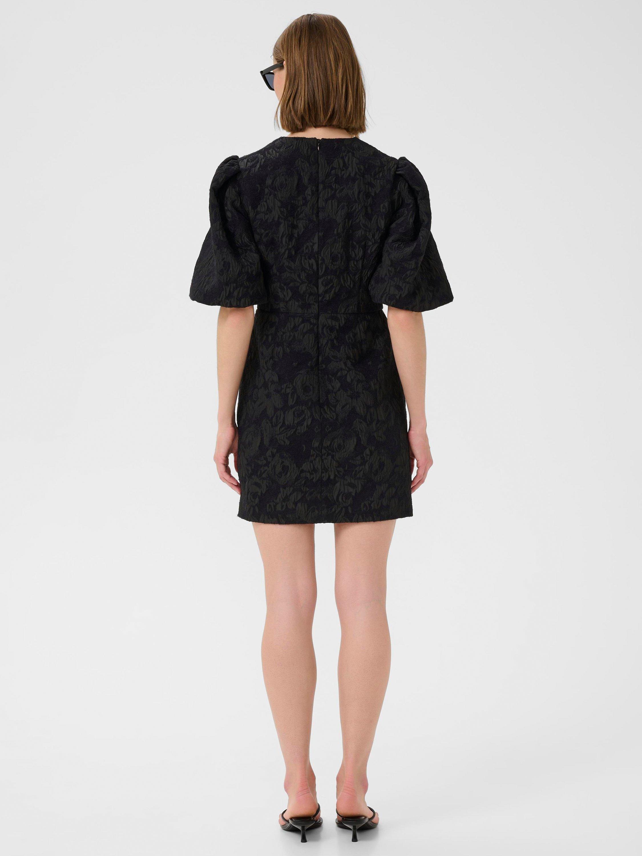 Product image 2 of 6, which shows InWear Brii Textured Mini Dress, Black, 10