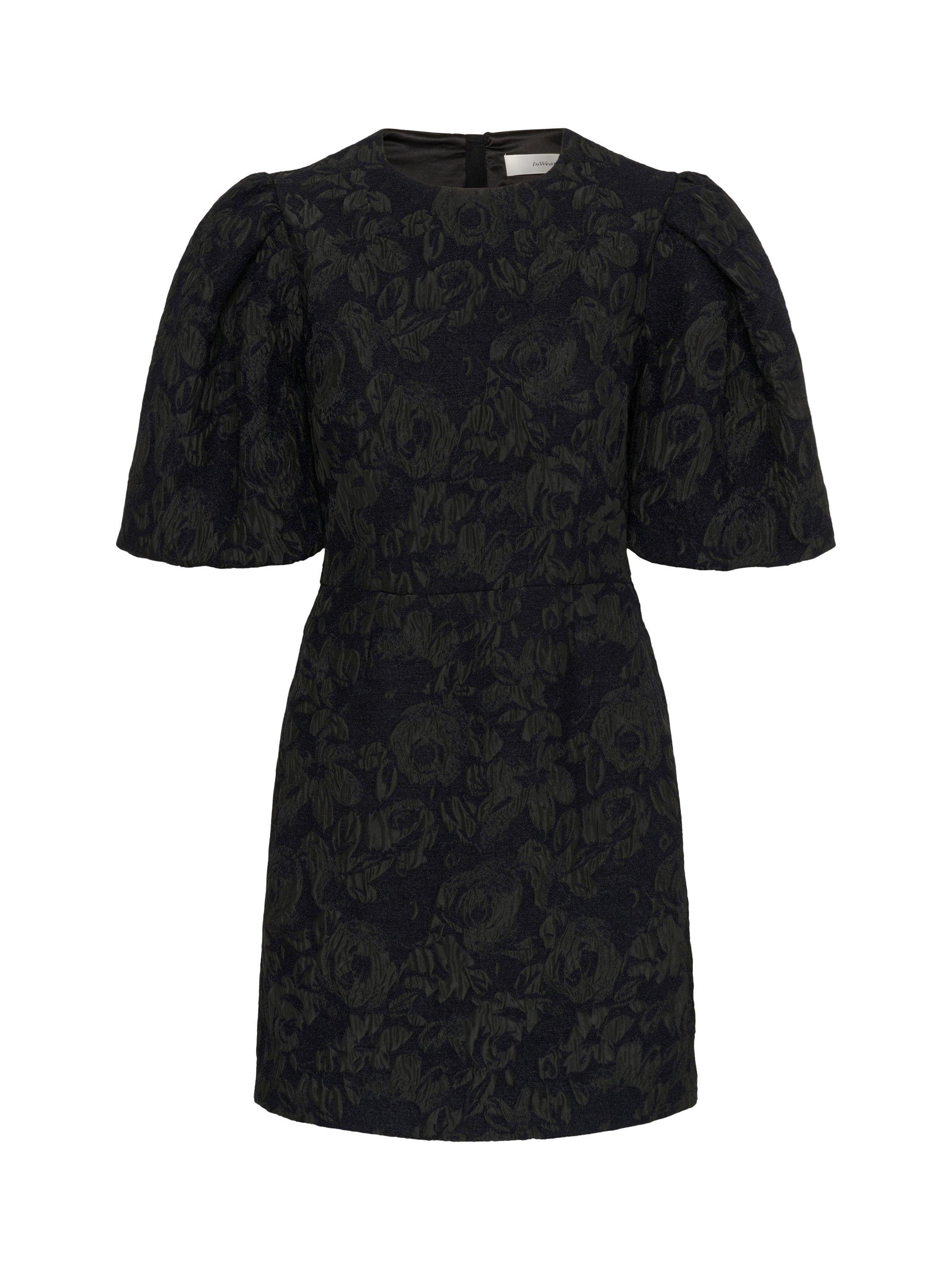 Product image 5 of 6, which shows InWear Brii Textured Mini Dress, Black, 10