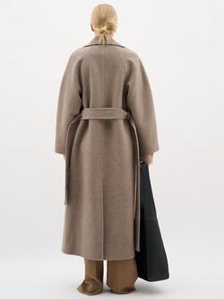 InWear Yilla Wool Blend Coat - view 2, Sandy Grey Melange