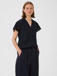 InWear Adelia V-Neck Top, Marine Blue