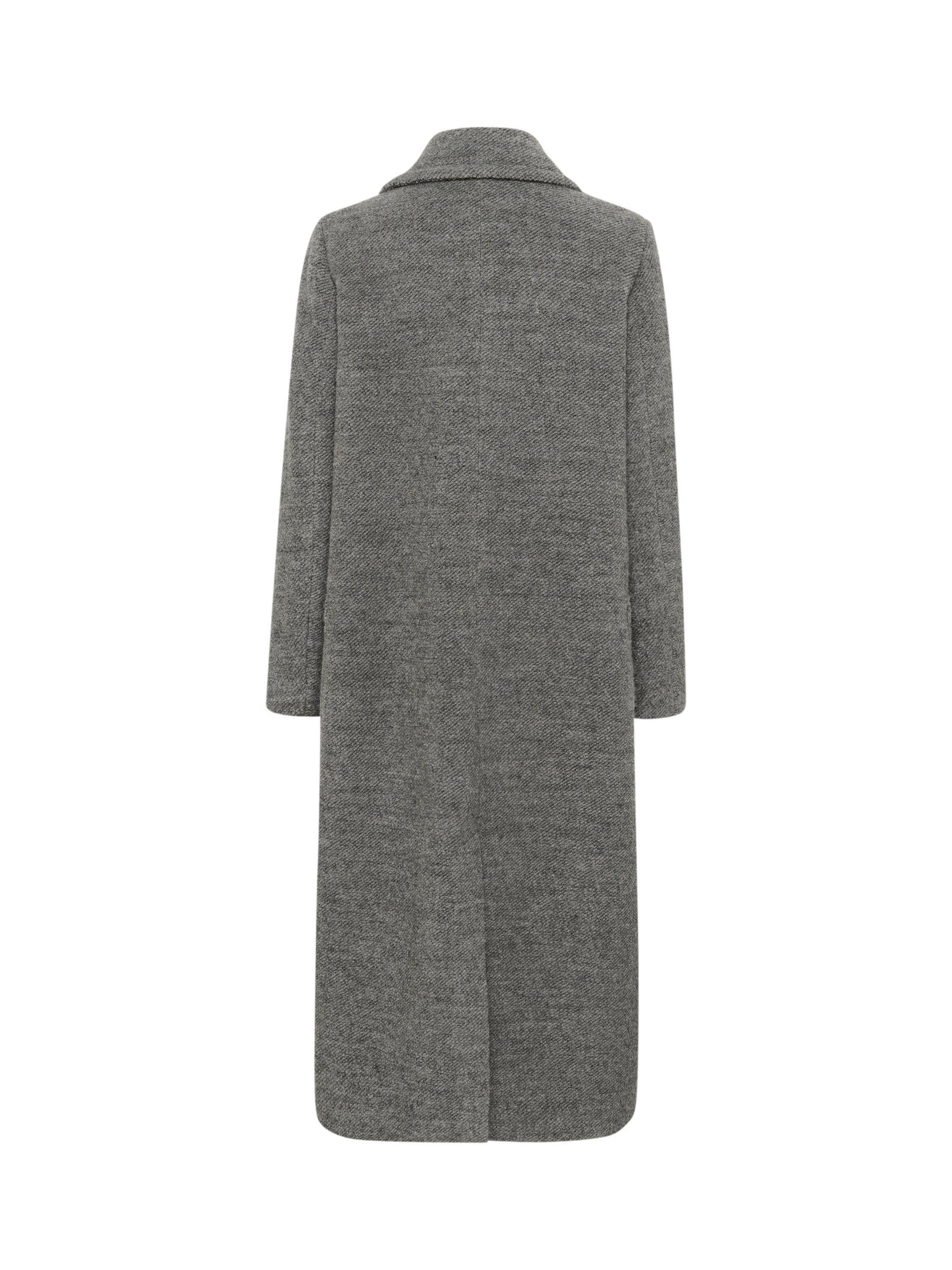 Product image 6 of 6, which shows InWear Yum Double Breasted Coat, Granite Melange, 8