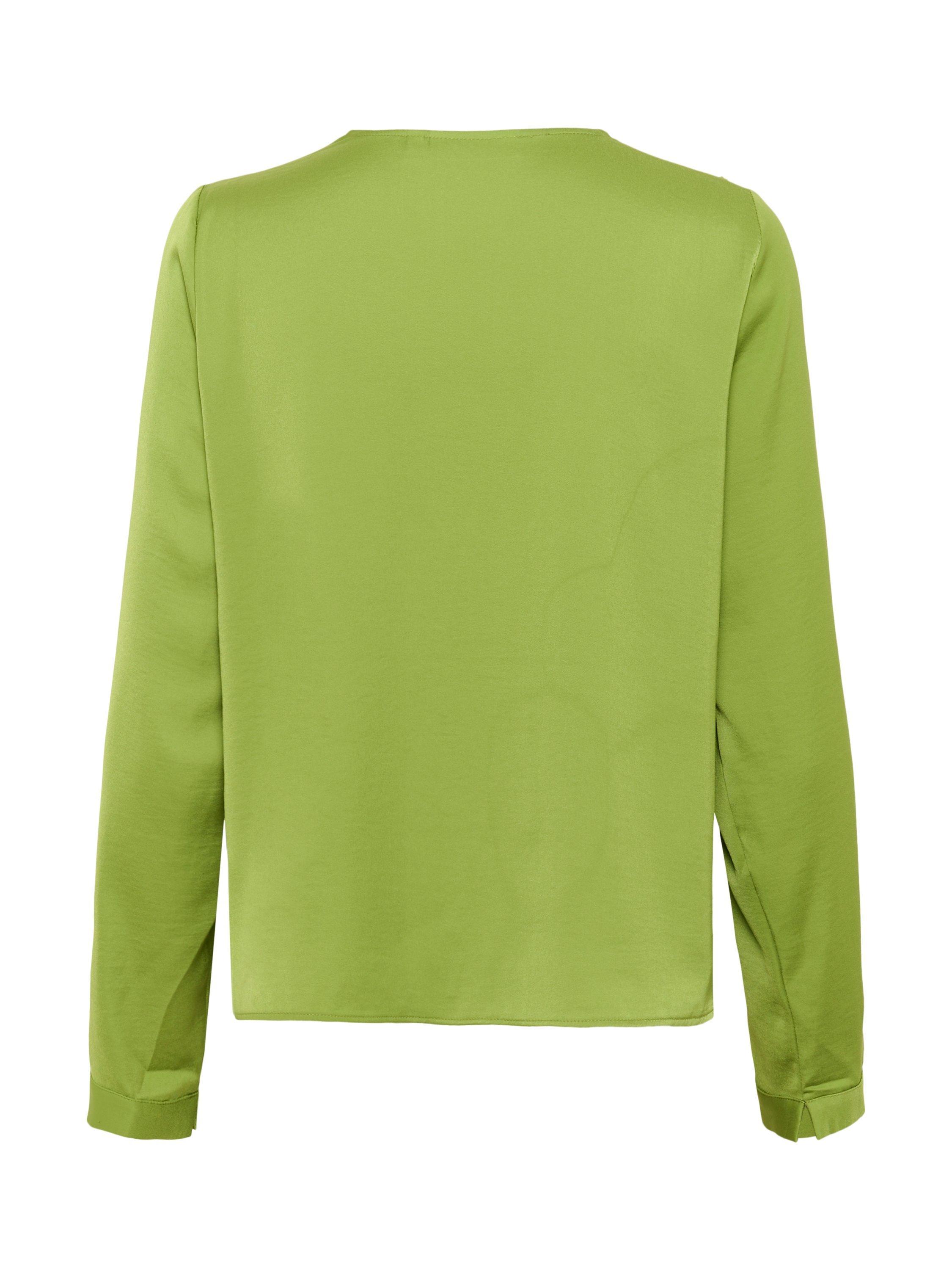 Product image 6 of 6, which shows InWear Auda Ruffle Detail Top, Kelp Forest, 8