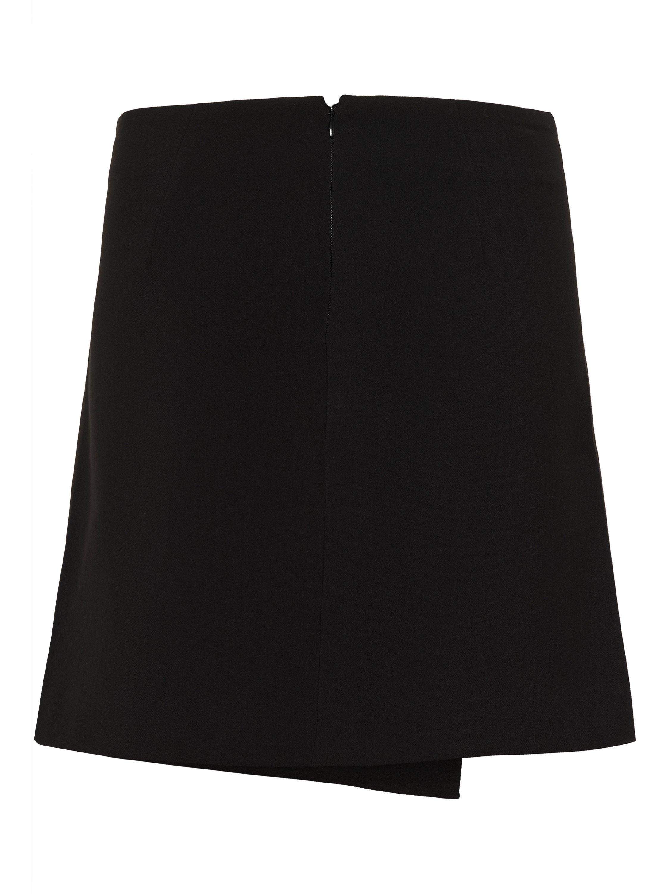Product image 5 of 5, which shows InWear Bryelle Wrap Mini Skirt, Black, 8