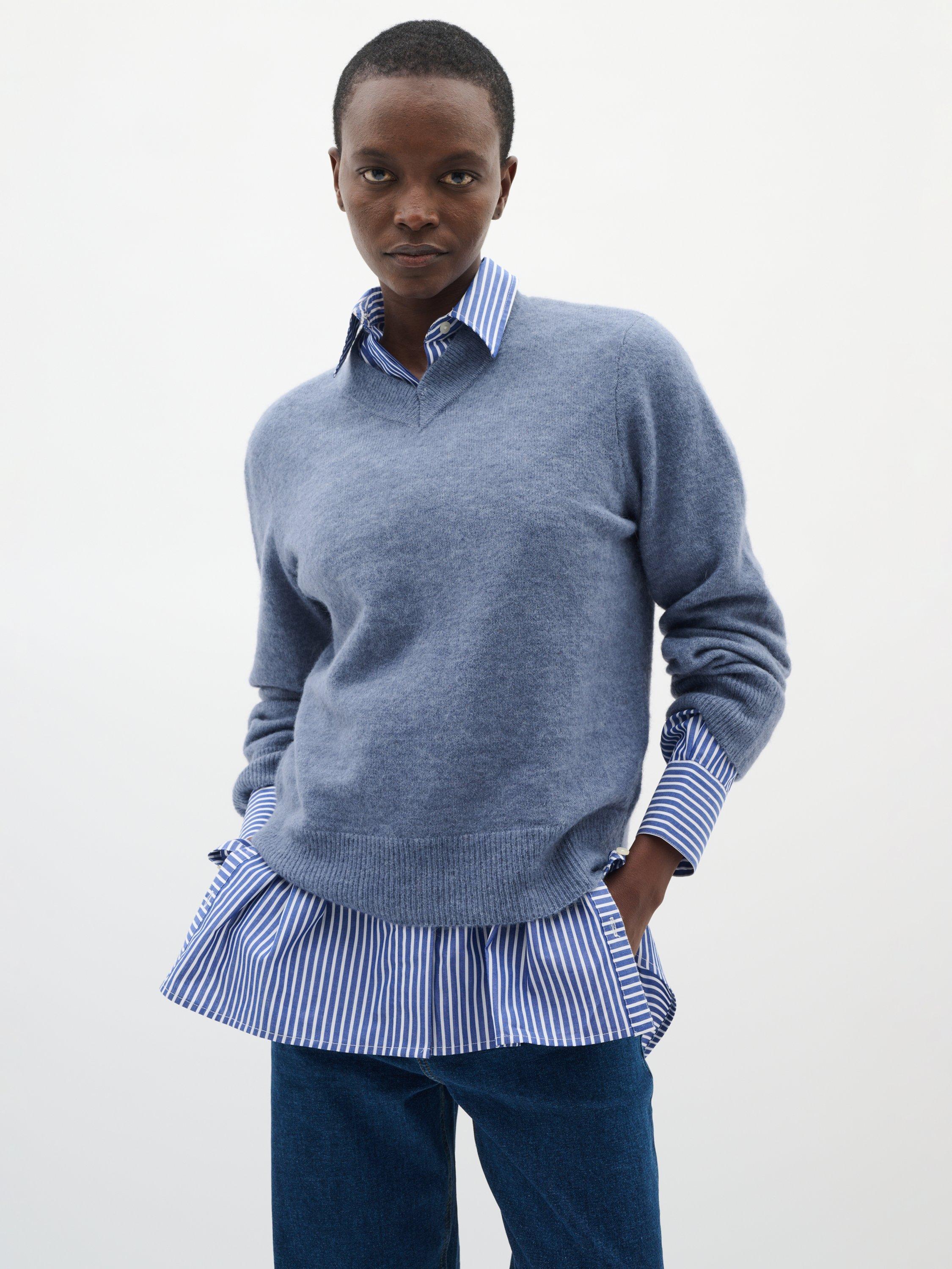 Product image 1 of 6, which shows InWear Guni Round Neck Jumper, Wild Wind, XS