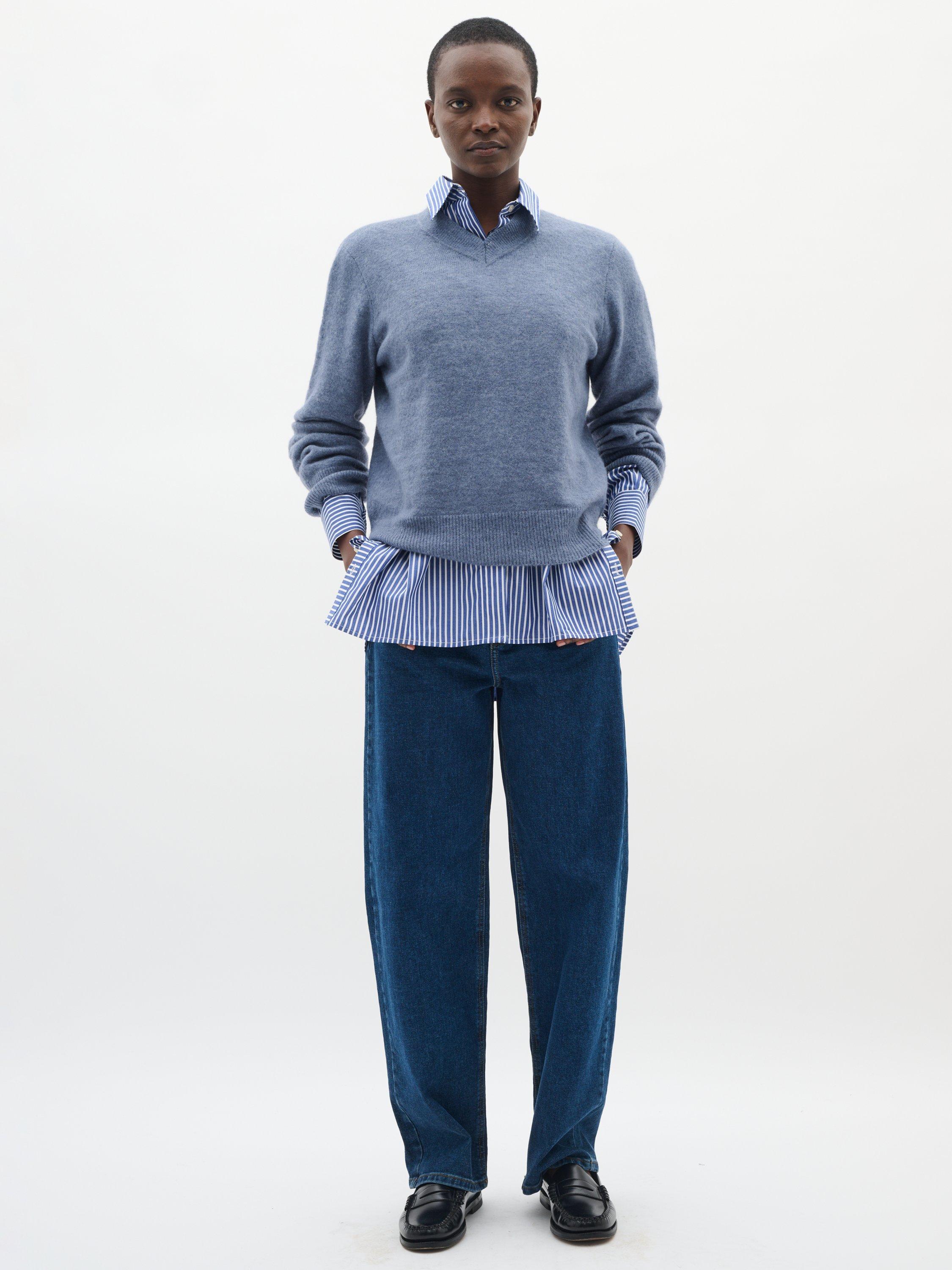 Product image 3 of 6, which shows InWear Guni Round Neck Jumper, Wild Wind, XS