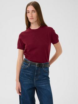 InWear Kellsie Short Sleeve Jumper, Cabernet