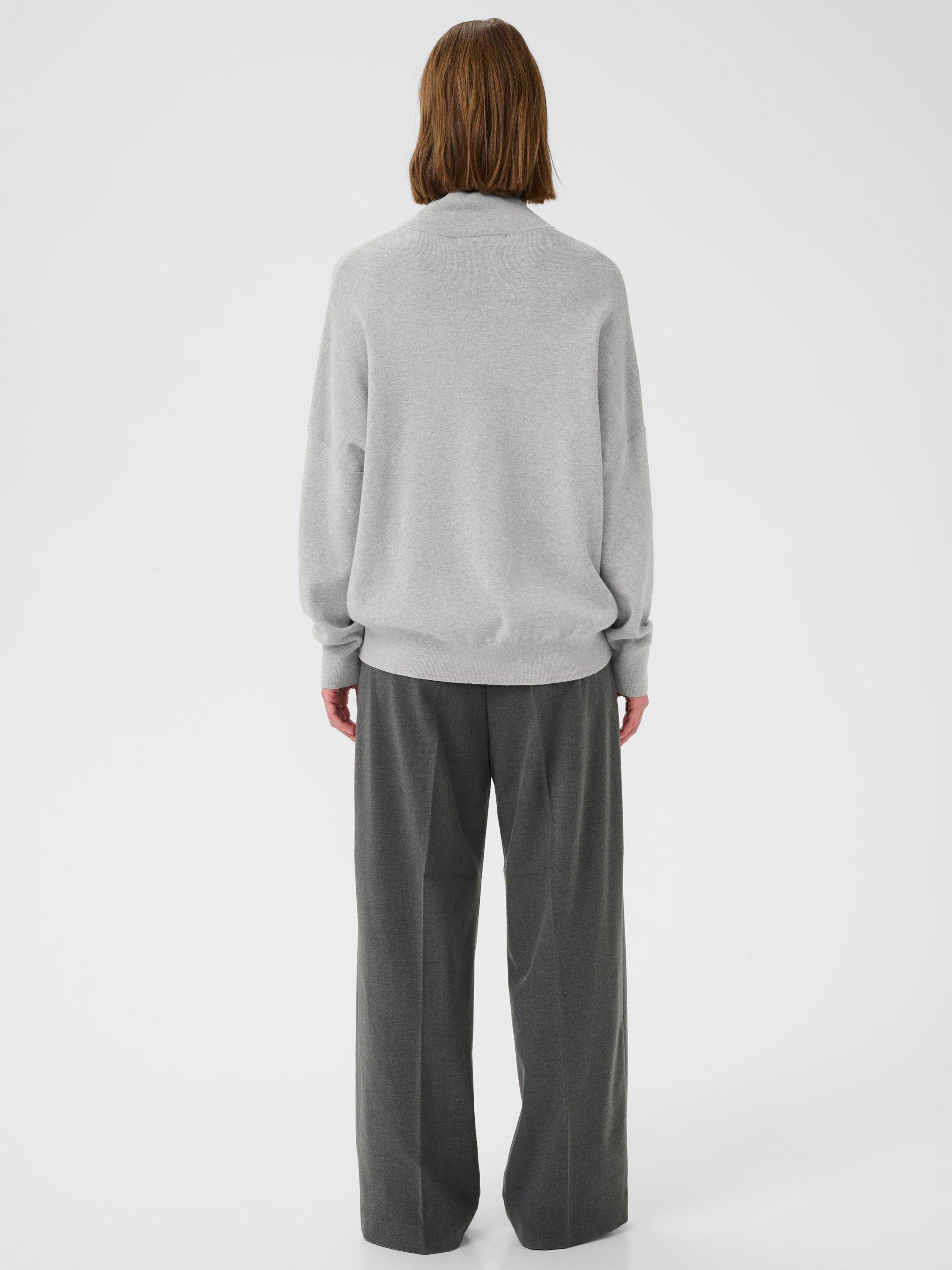 Product image 2 of 6, which shows InWear Tenley Turtleneck Jumper, Granite Melange, XS