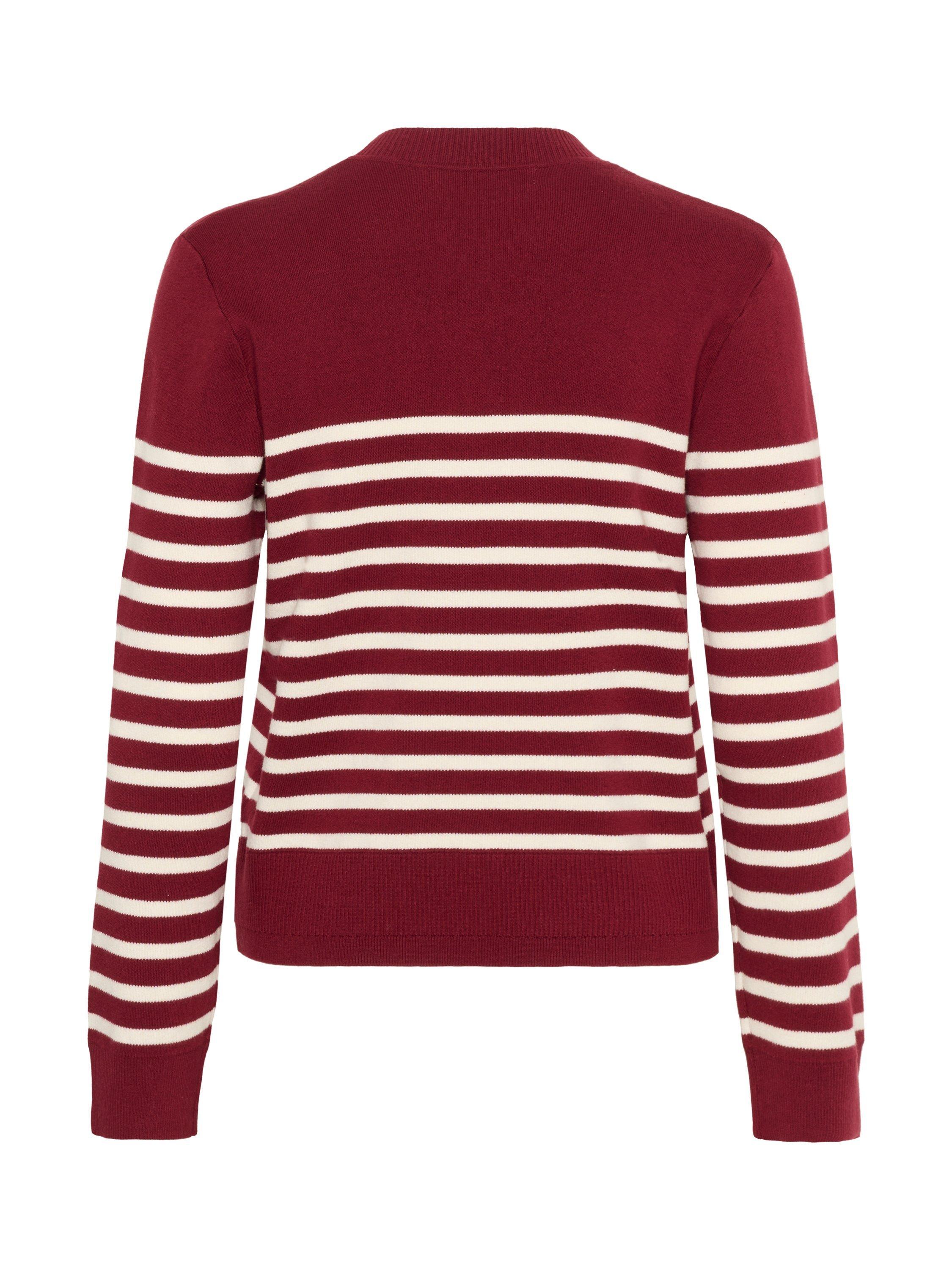 Product image 6 of 6, which shows InWear Wallis Stripe Jumper, Cabernet, XS