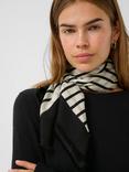 InWear Ami Stripe Pure Wool Scarf, White/Multi