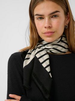InWear Ami Stripe Pure Wool Scarf, White/Multi - view 2, White/Multi