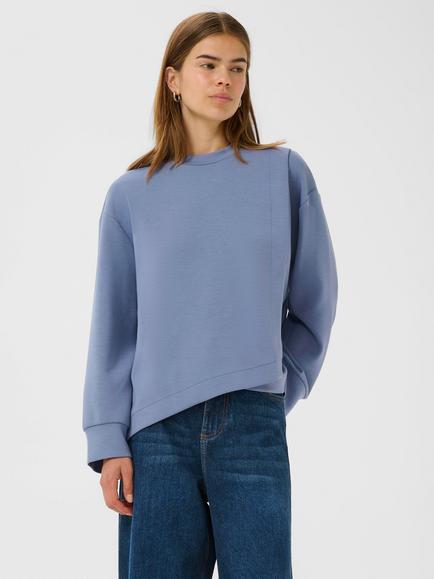 InWear Gida Vincent Wrap Front Sweatshirt, Wild Wind, Wild Wind