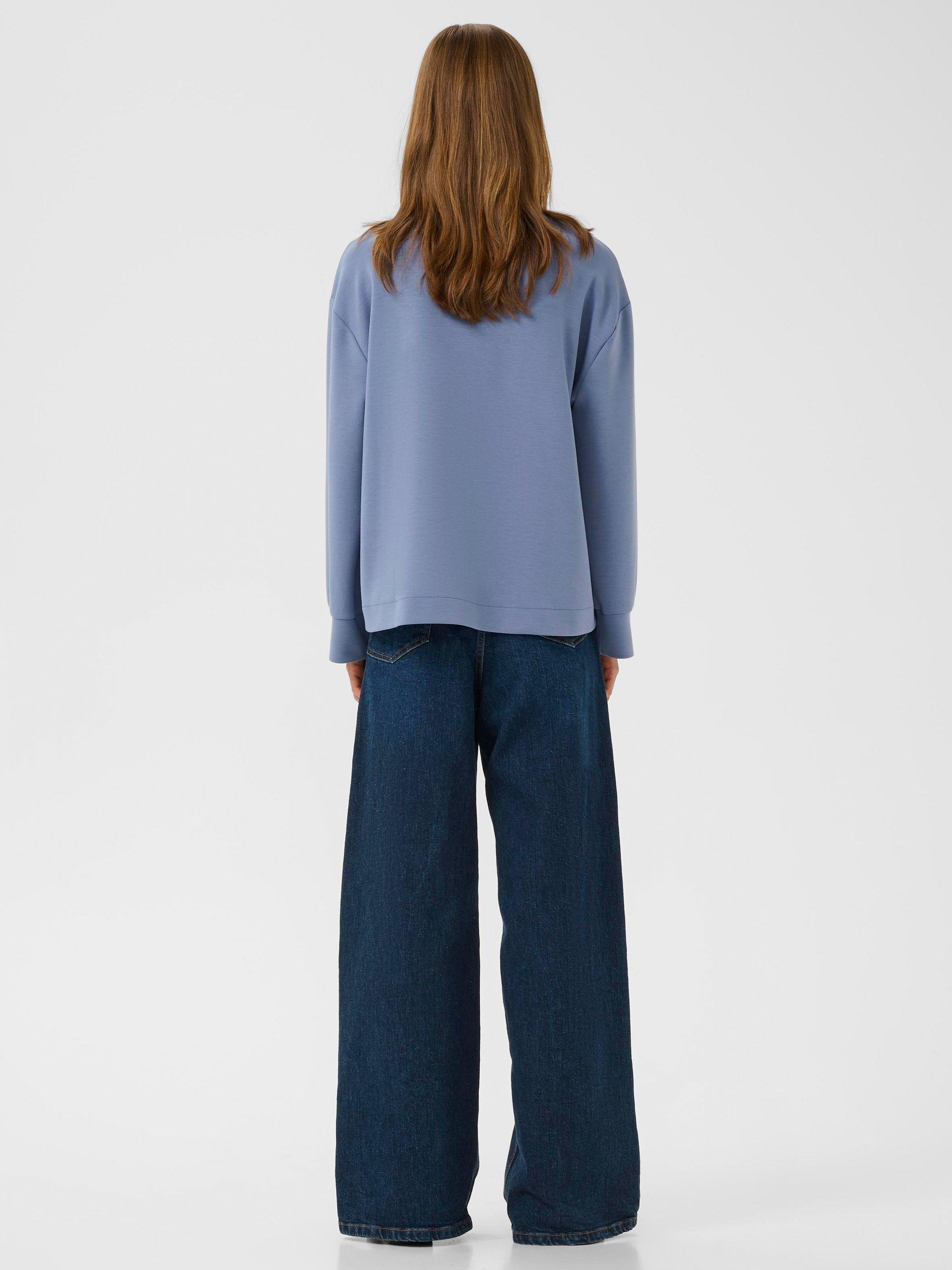 Product image 2 of 6, which shows InWear Gida Vincent Wrap Front Sweatshirt, Wild Wind, XS