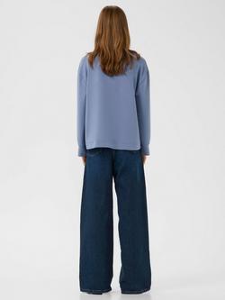 InWear Gida Vincent Wrap Front Sweatshirt, Wild Wind - view 2, Wild Wind