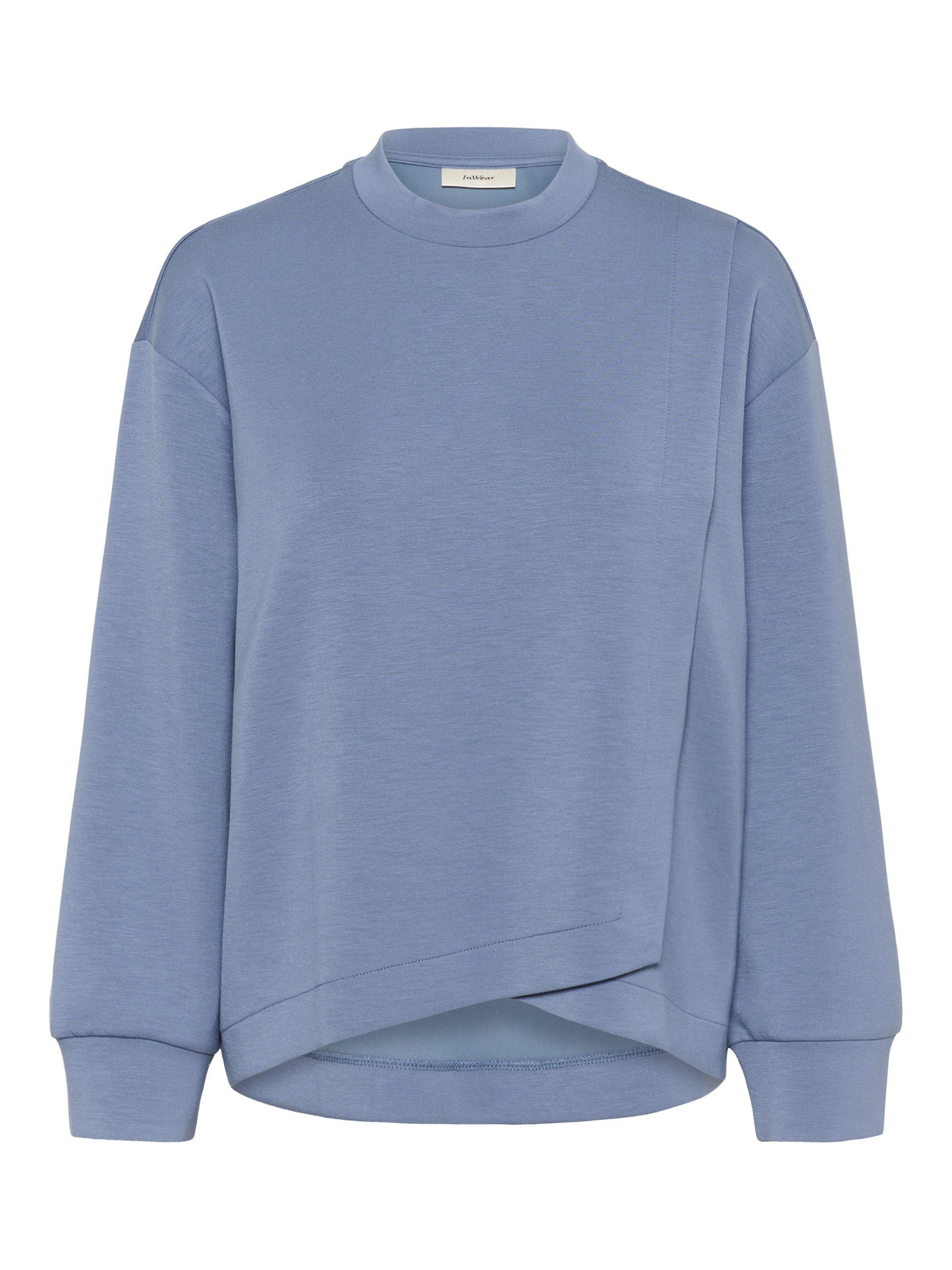 Product image 5 of 6, which shows InWear Gida Vincent Wrap Front Sweatshirt, Wild Wind, XS