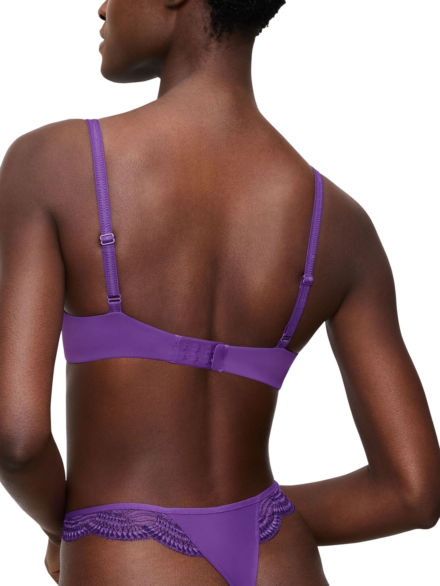 Product image 2 of 4, which shows Triumph Comfort Glam Push-Up Bra, Purple Passion, 32B