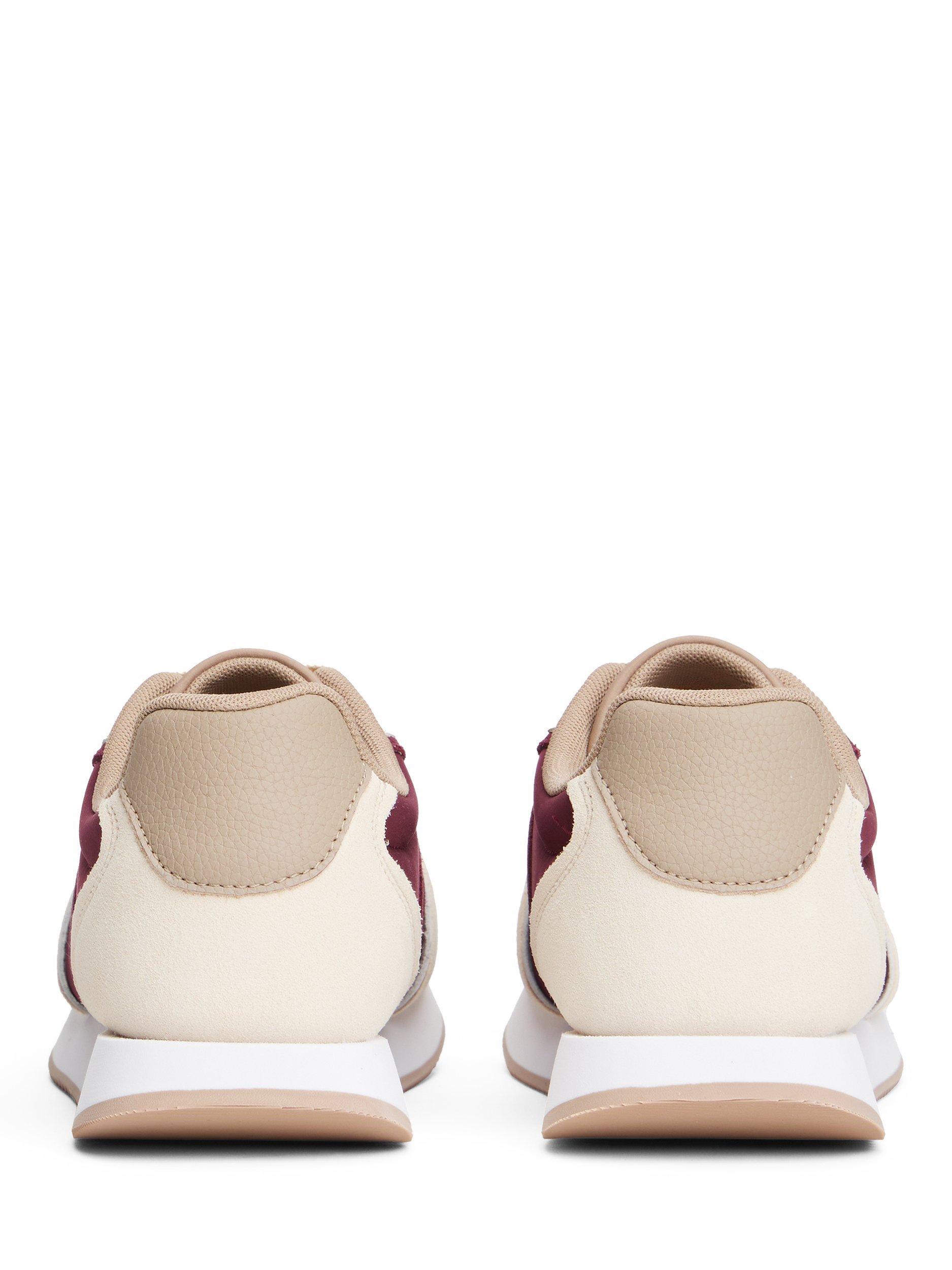 Product image 4 of 5, which shows Tommy Hilfiger Suede TH Monogram Trainers, Muslin, EU37