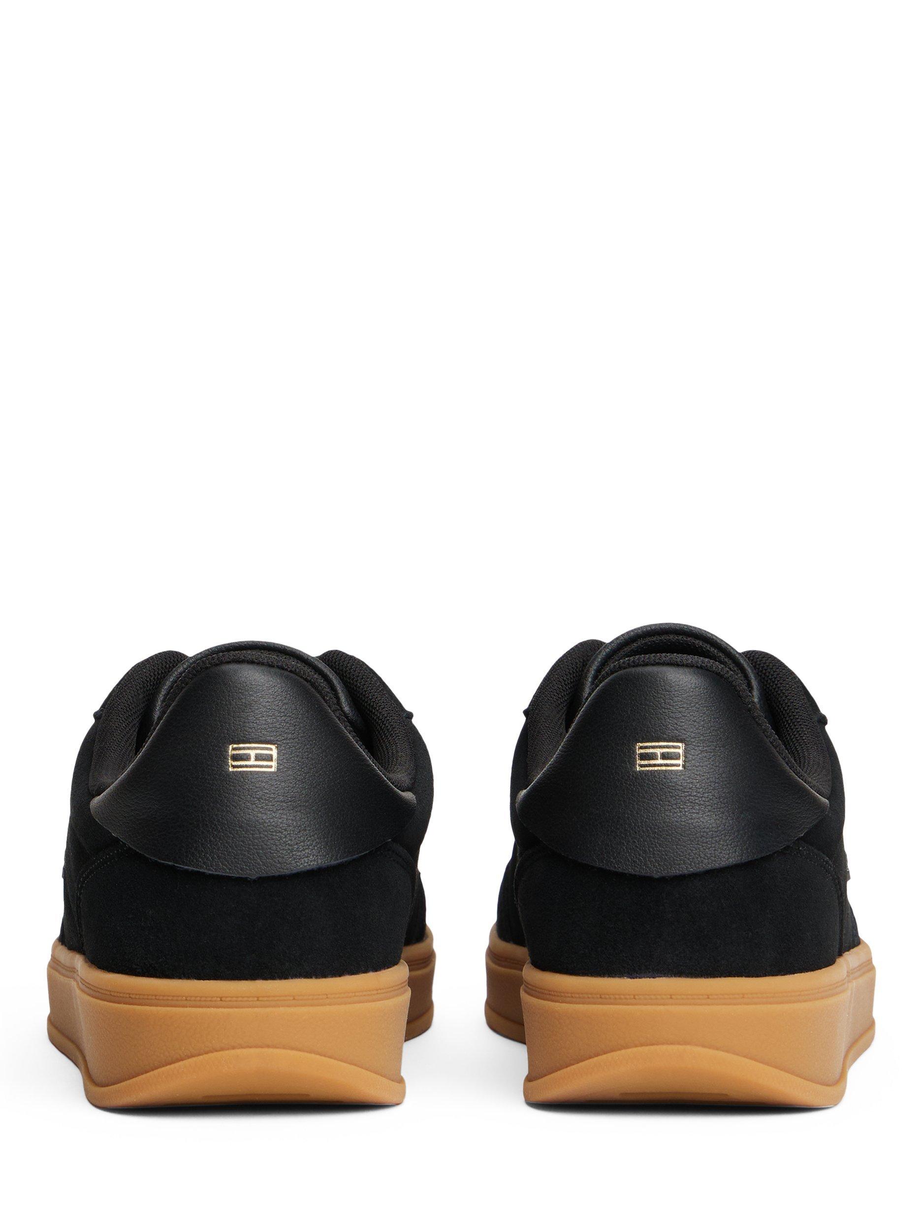 Product image 4 of 5, which shows Tommy Hilfiger Heritage Suede Trainers, Black, EU36