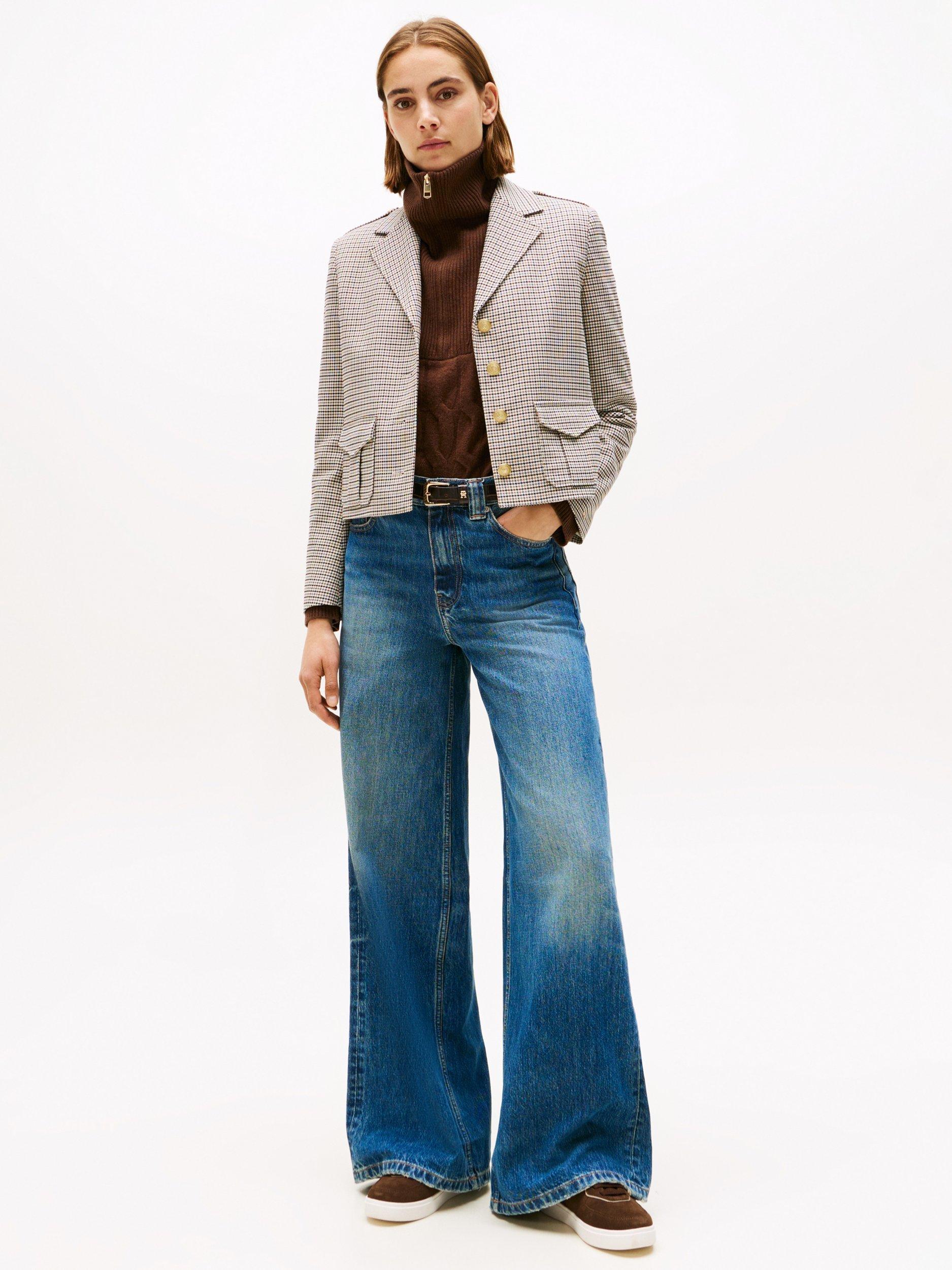 Product image 2 of 5, which shows Tommy Hilfiger Suede Cupsole Trainers, Legacy Brown, EU36