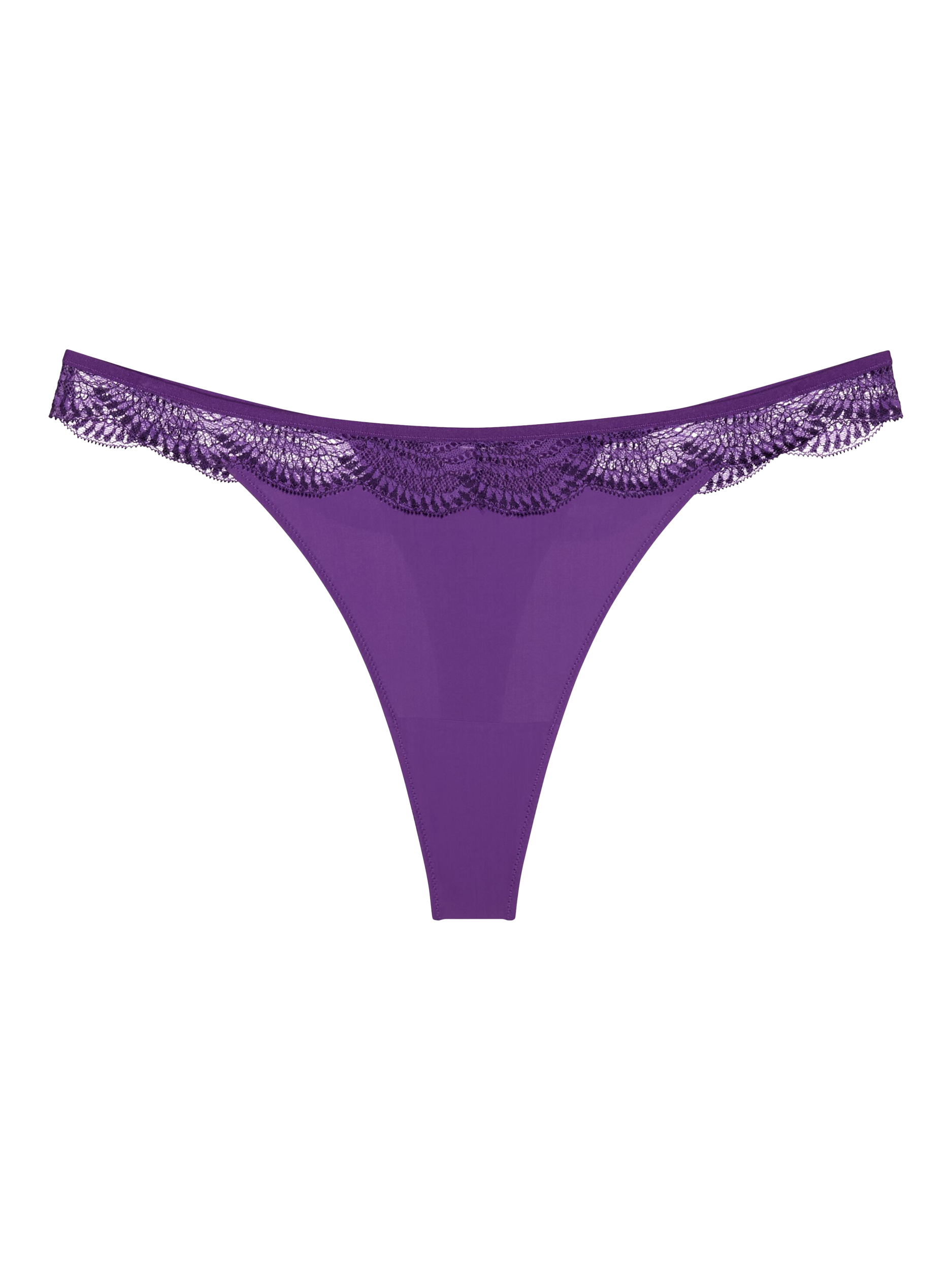 Product image 6 of 6, which shows Triumph Comfort Glam Thong, Purple Passion, 8