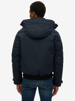 Superdry City Padded  Bomber Jacket, Midnight Navy - view 2, Midnight Navy