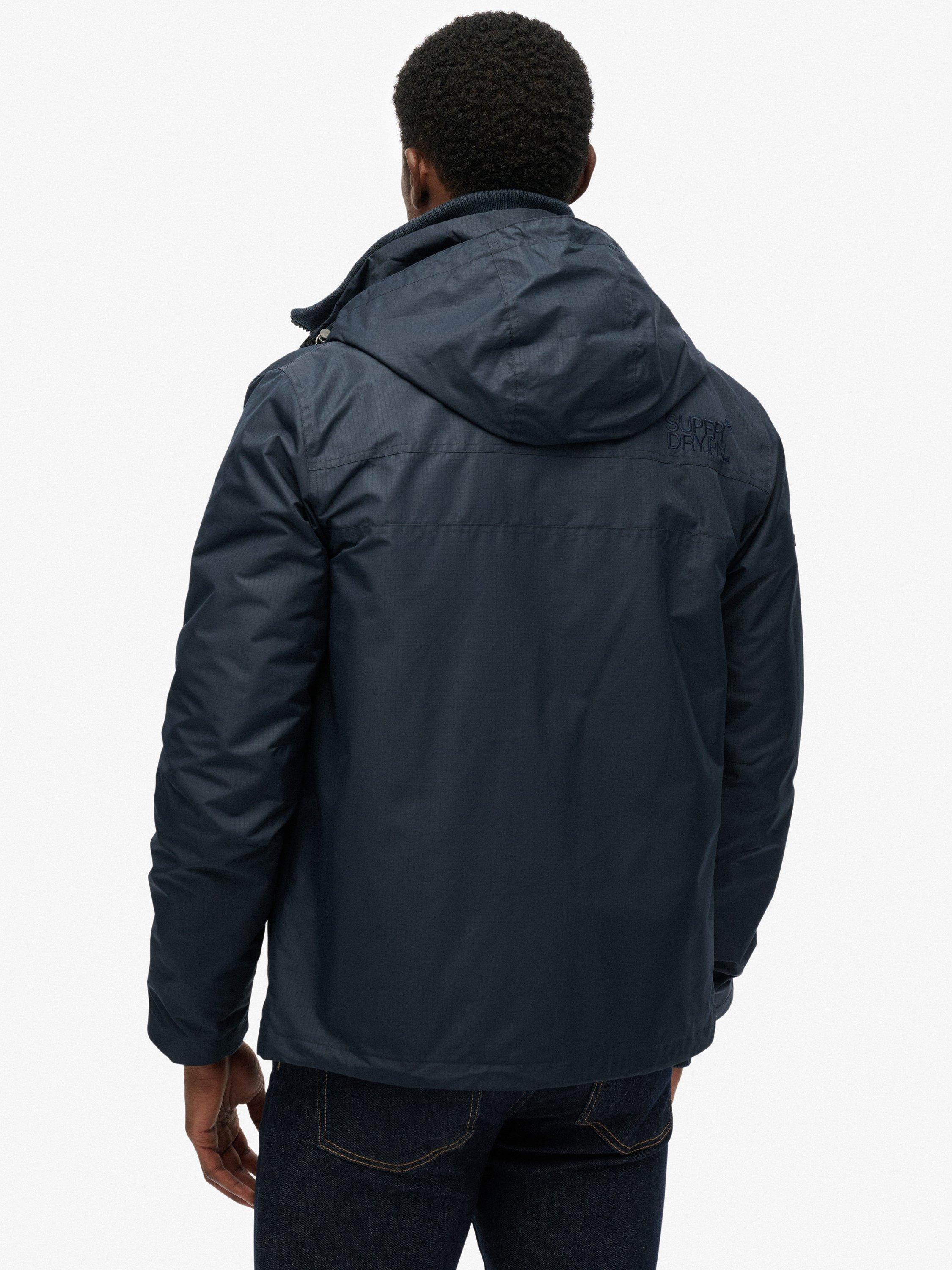 Product image 2 of 6, which shows Superdry Hooded Mountain Windbreaker Jacket, Eclipse Navy, M