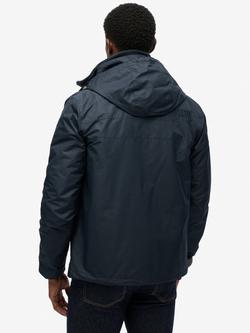 Superdry Hooded Mountain Windbreaker Jacket, Eclipse Navy - view 2, Eclipse Navy