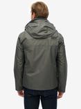 Superdry Hooded Mountain Windbreaker Jacket, Dark Dull Charcoal