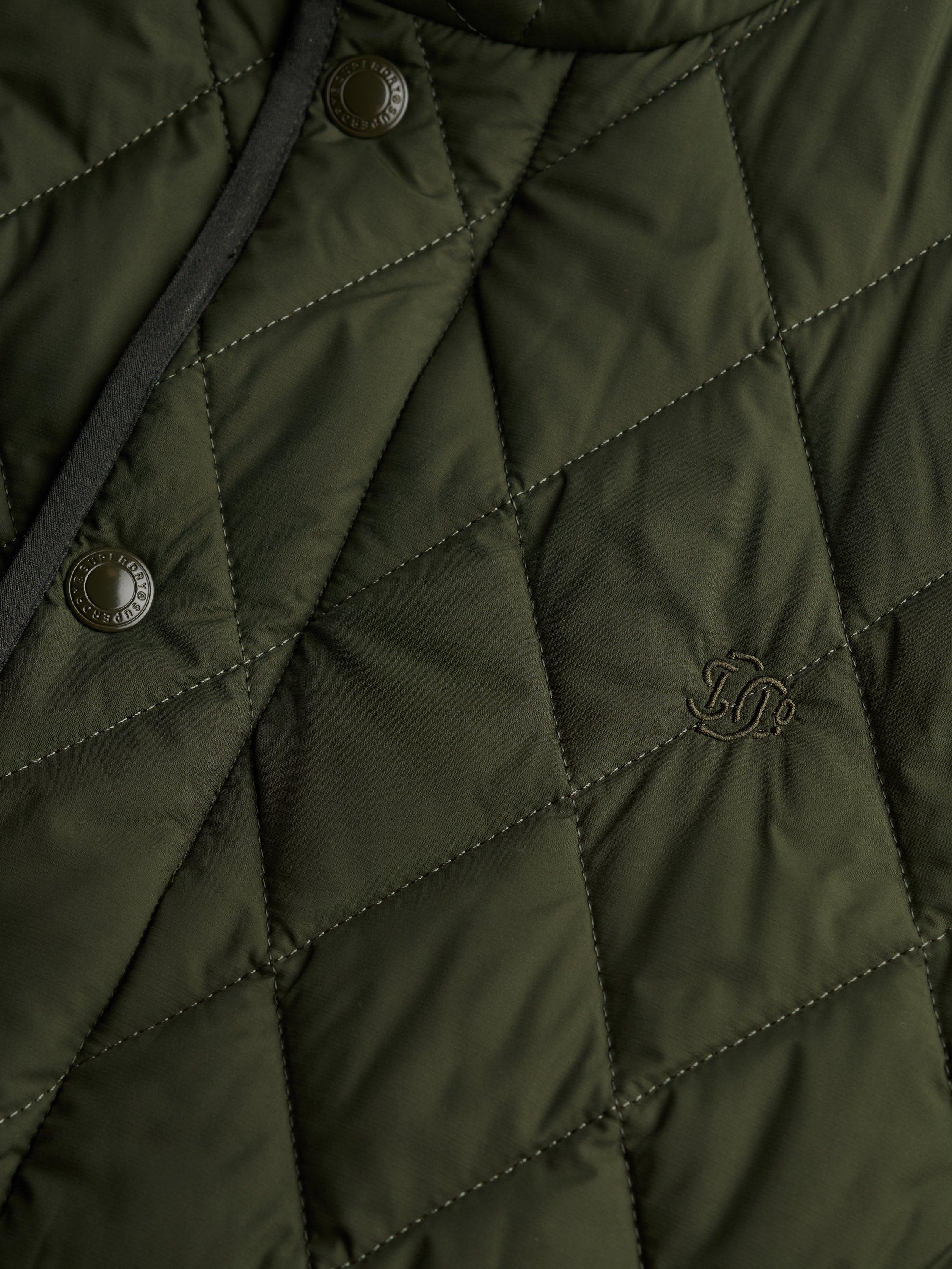 Product image 7 of 7, which shows Superdry Quilted Estate Jacket, Olive Green, S
