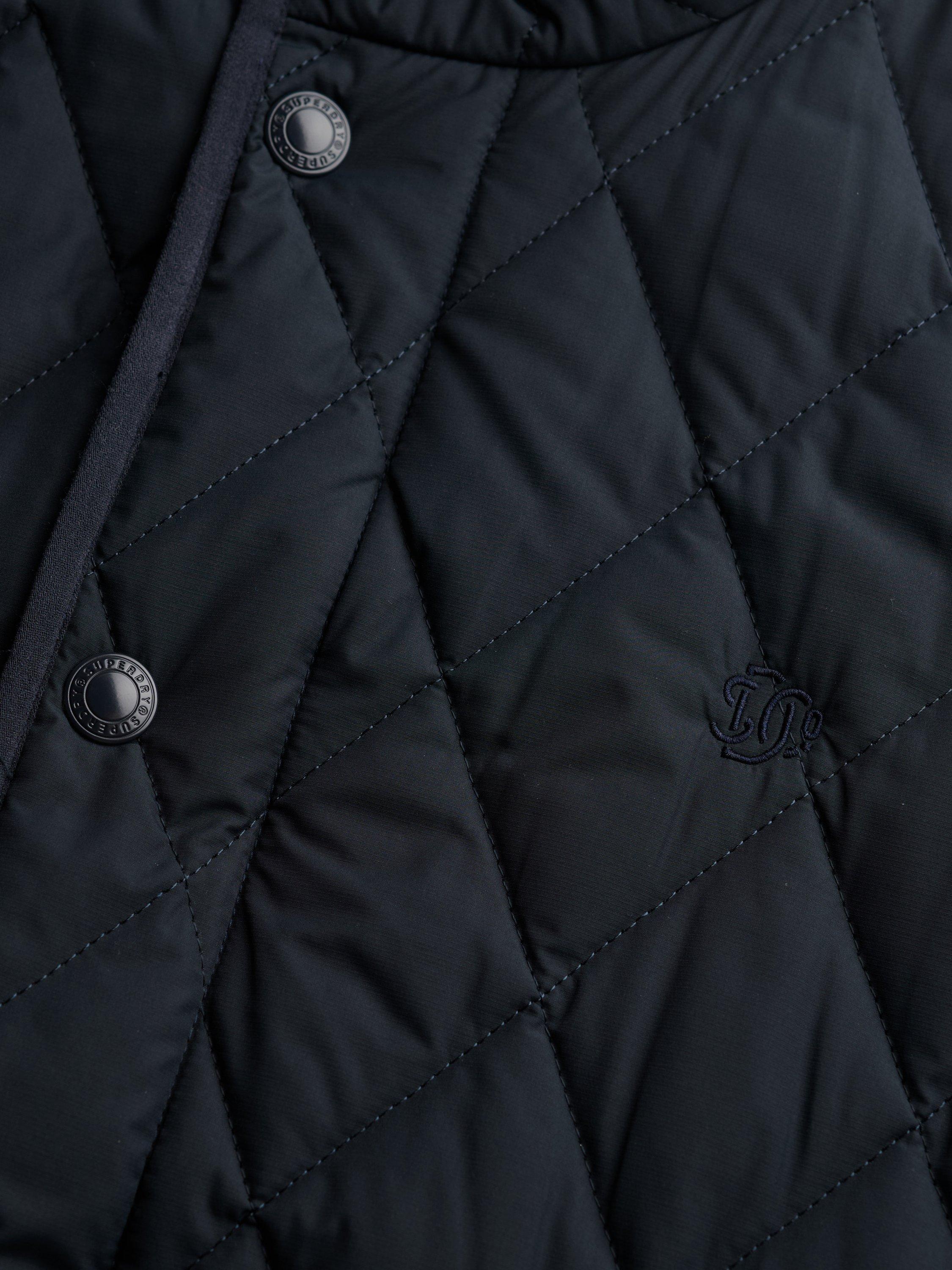 Product image 7 of 7, which shows Superdry Quilted Estate Jacket, Eclipse Navy, L