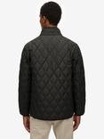 Superdry Quilted Estate Jacket, Meteorite Black