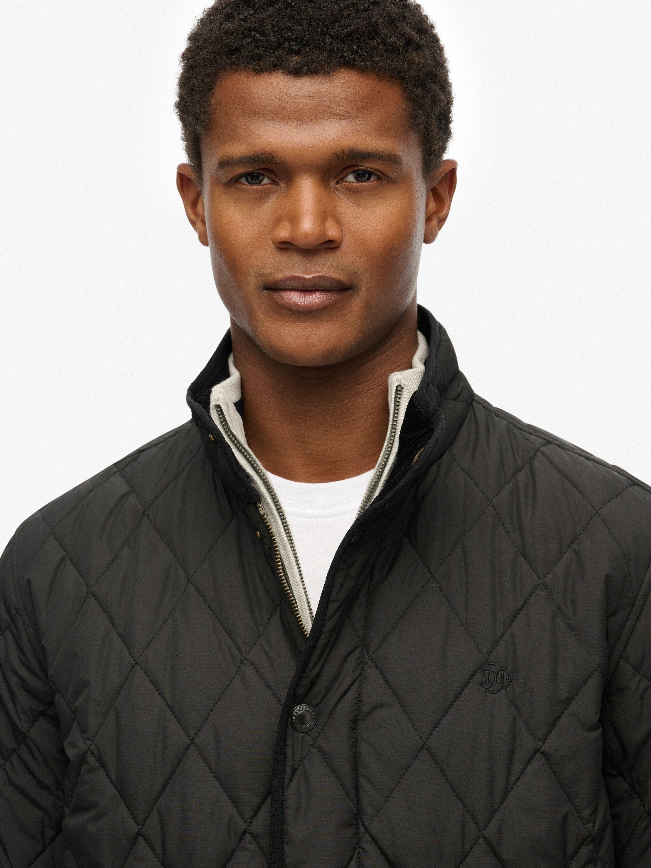 Product image 5 of 7, which shows Superdry Quilted Estate Jacket, Meteorite Black, XL