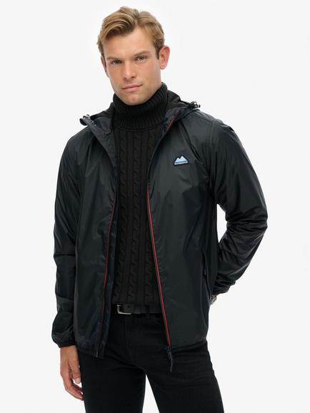 Superdry Essential Tri Windbreaker Jacket, Trail Navy, Trail Navy