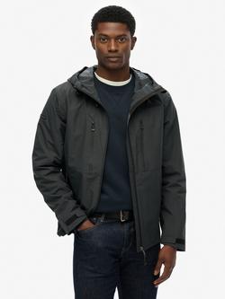 Superdry Waterproof Jacket, Blue Graphite, Blue Graphite