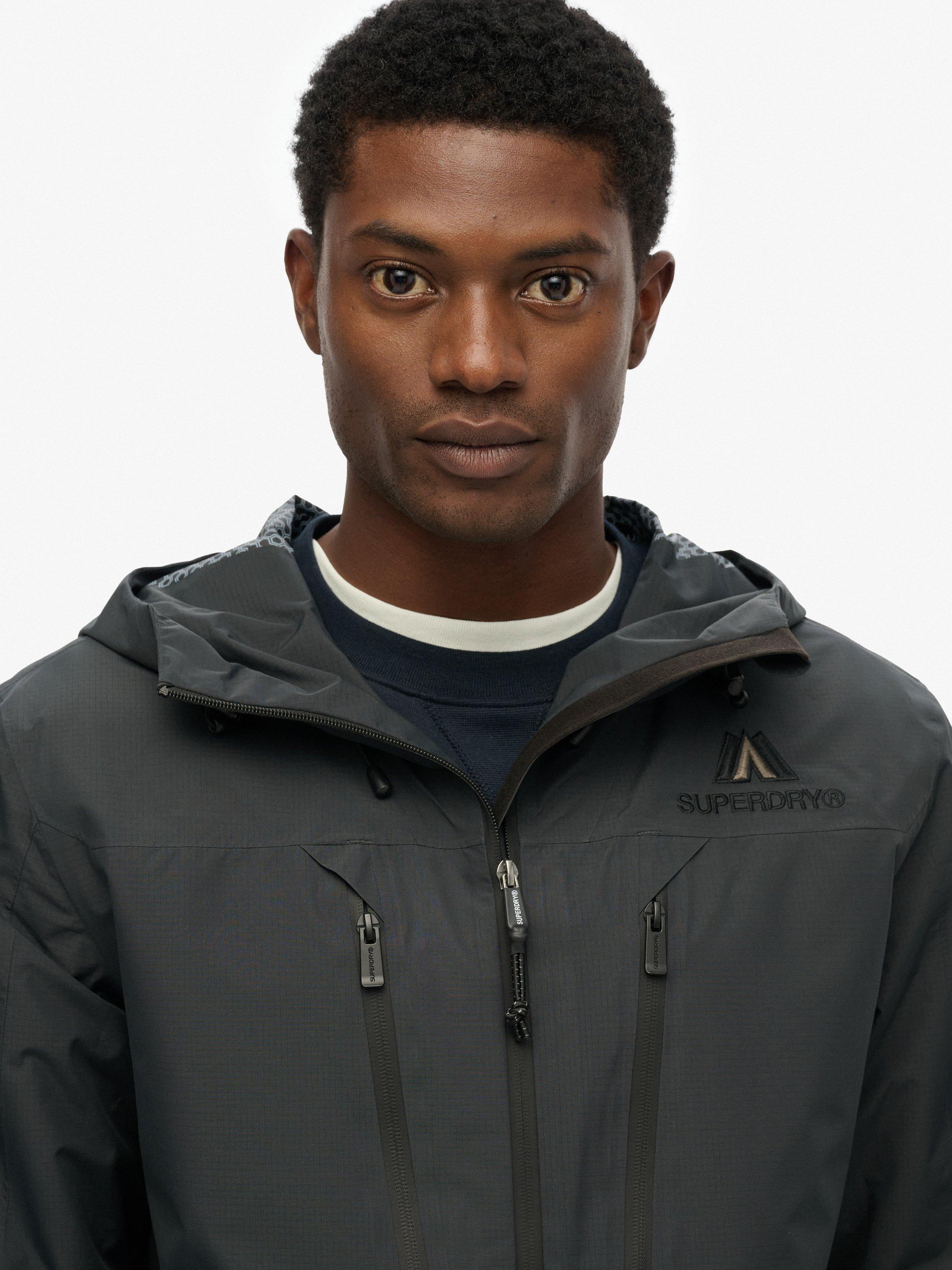 Product image 4 of 6, which shows Superdry Waterproof Jacket, Blue Graphite, L