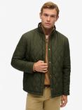 Superdry Quilted Estate Country Jacket, Olive Green