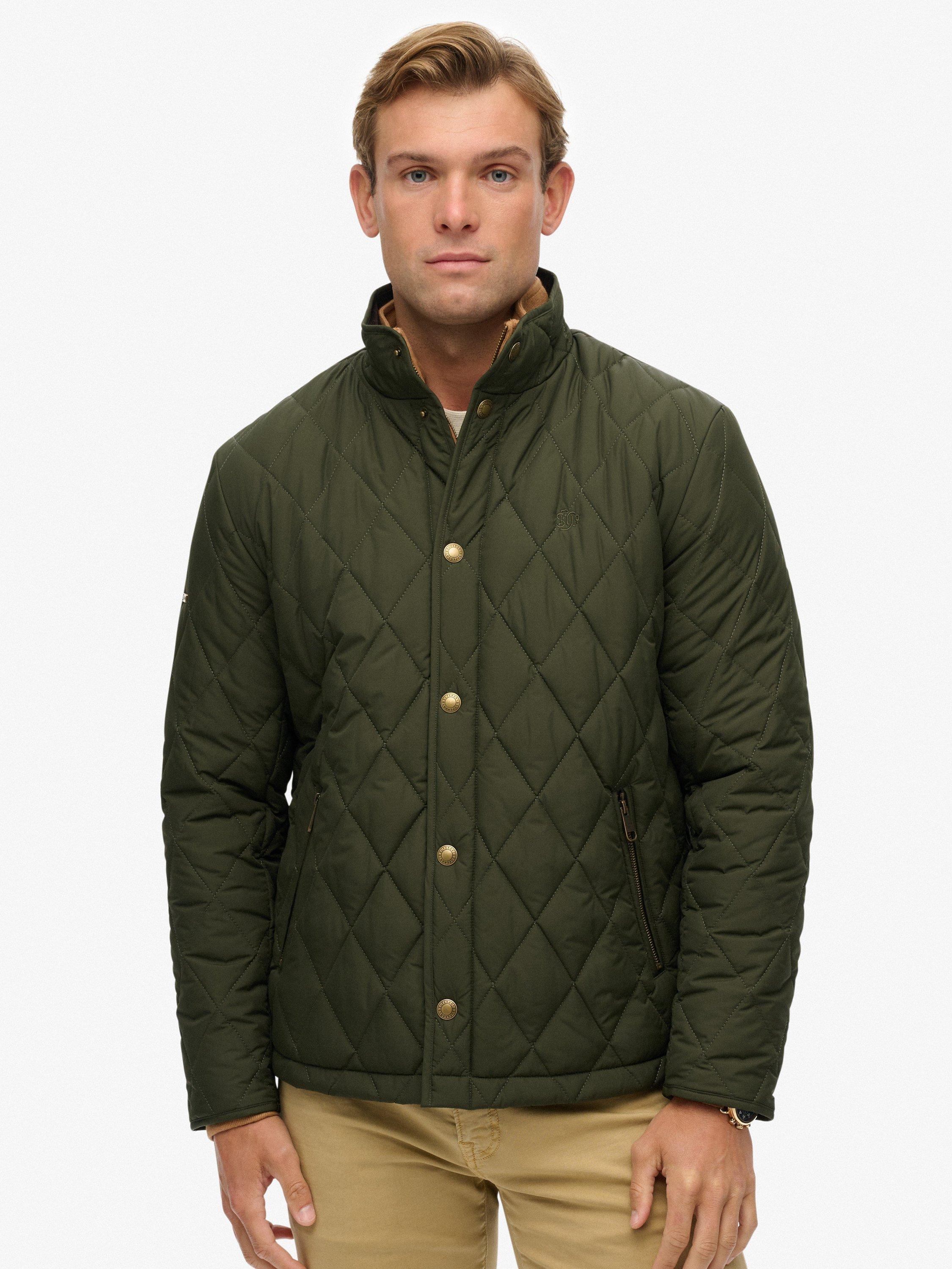 Product image 6 of 6, which shows Superdry Quilted Estate Country Jacket, Olive Green, S