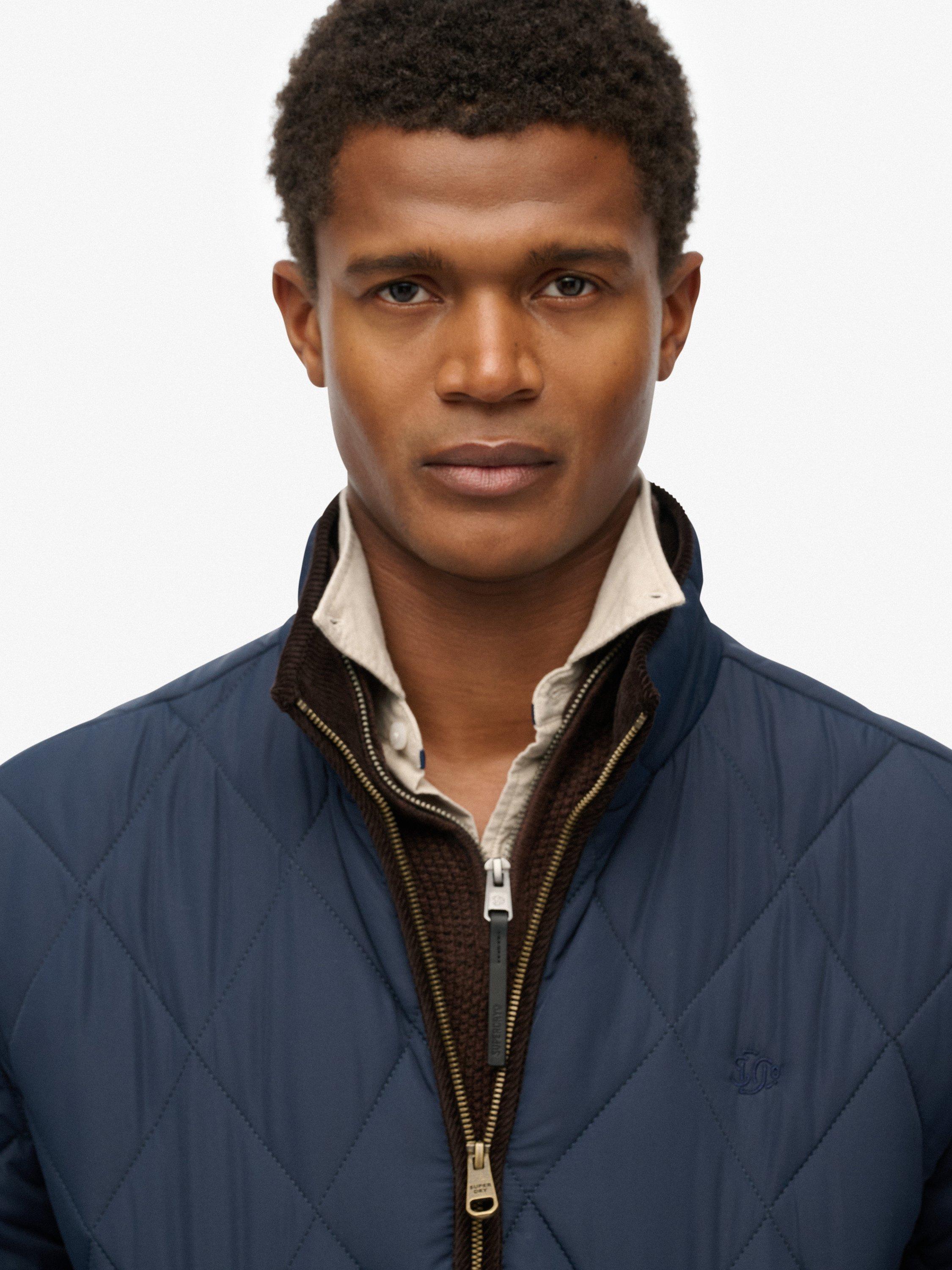 Product image 5 of 6, which shows Superdry Quilted Estate Liner Jacket, Nautical Navy, L