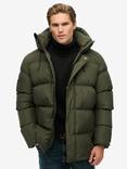 Superdry Classic Fit Padded Jacket, Army Khaki Green