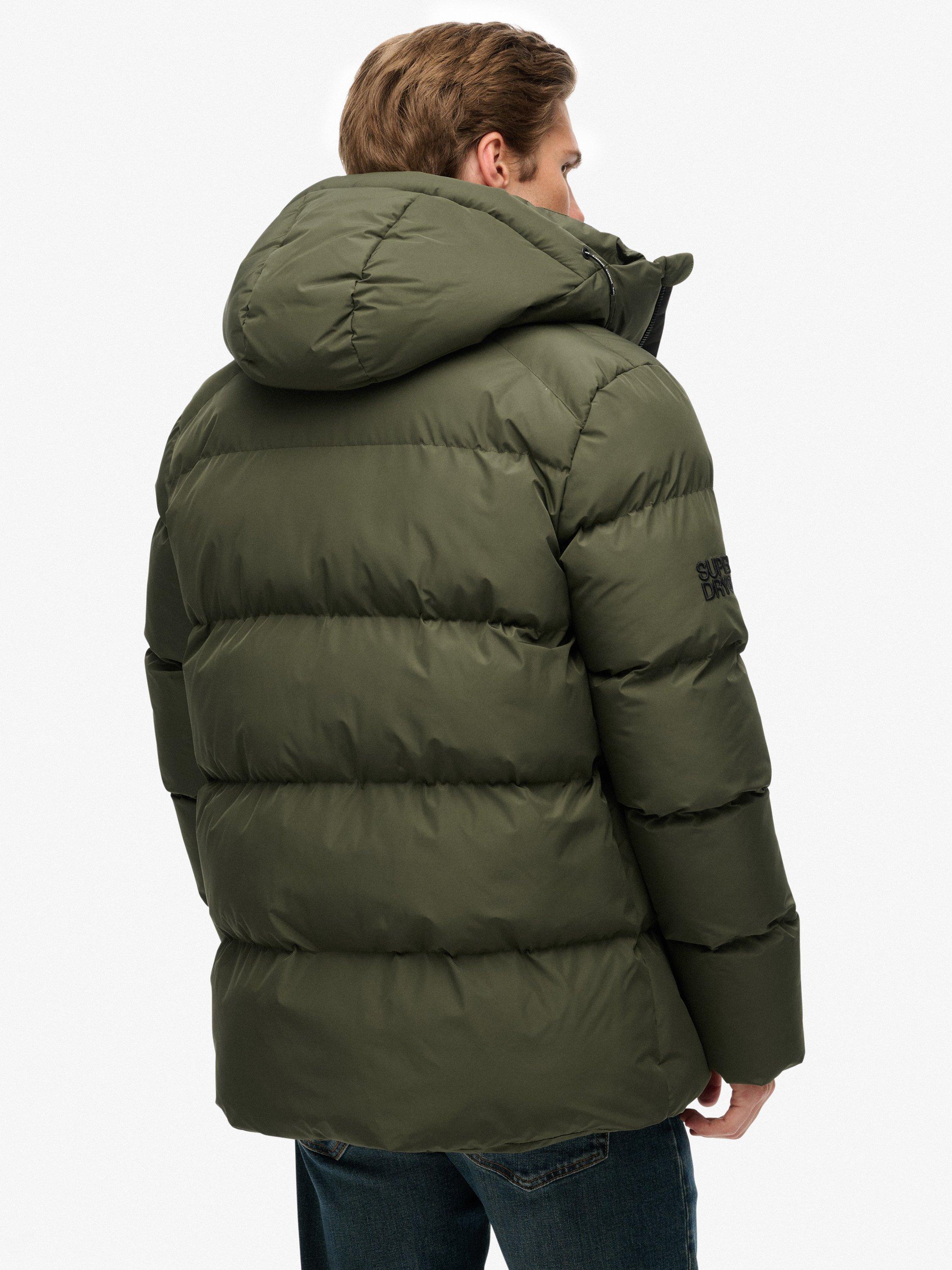 Product image 2 of 6, which shows Superdry Classic Fit Padded Jacket, Army Khaki Green, L