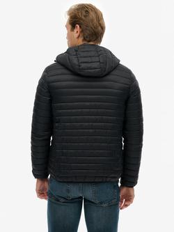 Superdry Hooded Fuji Lite Jacket, Jet Black - view 2, Jet Black