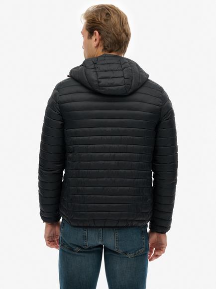 Superdry Hooded Fuji Lite Jacket, Jet Black - view 2, Jet Black